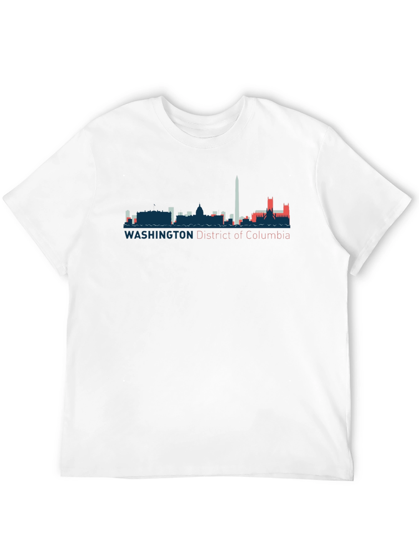 Washington D.C. Skyline Graphic Tee - Black