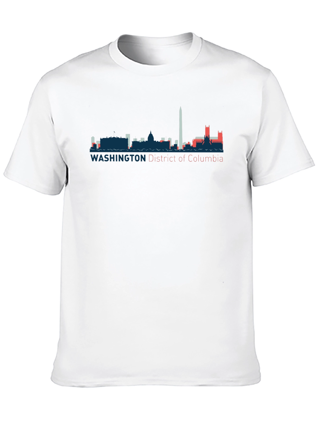 Washington D.C. Skyline Graphic Tee - Black