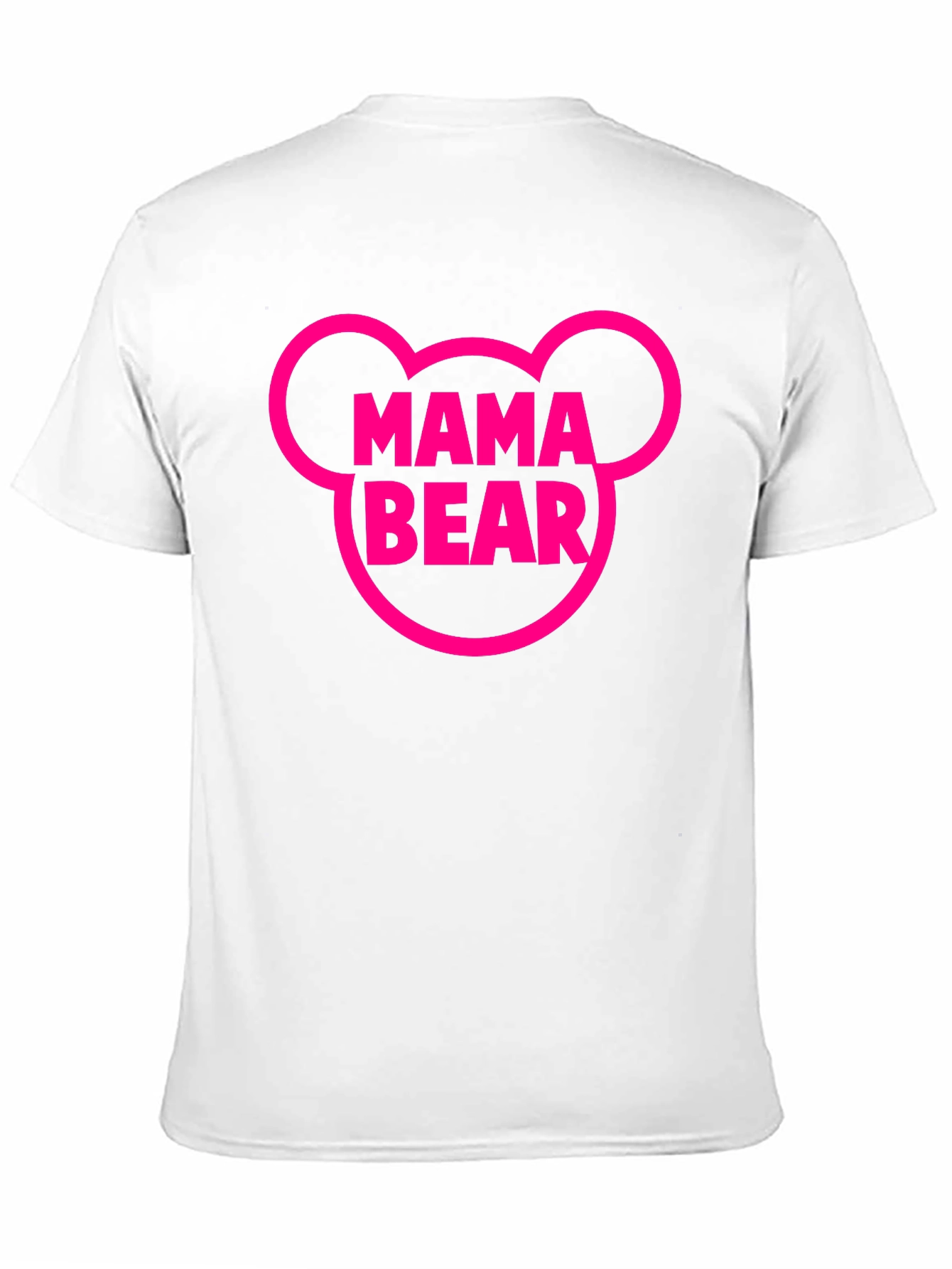Mama Bear Graphic Tee - Black Cotton T-Shirt