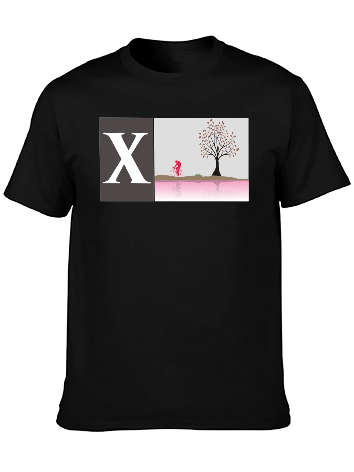 X Biking Scene Graphic Tee