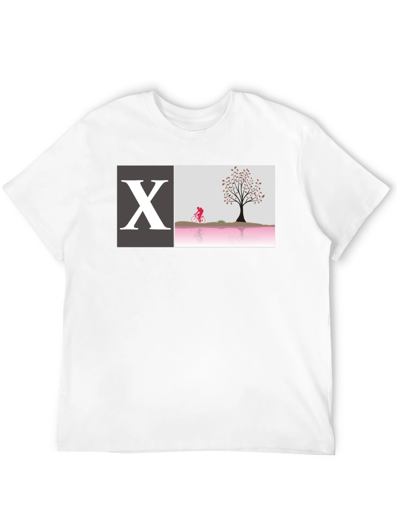 X Biking Scene Graphic Tee