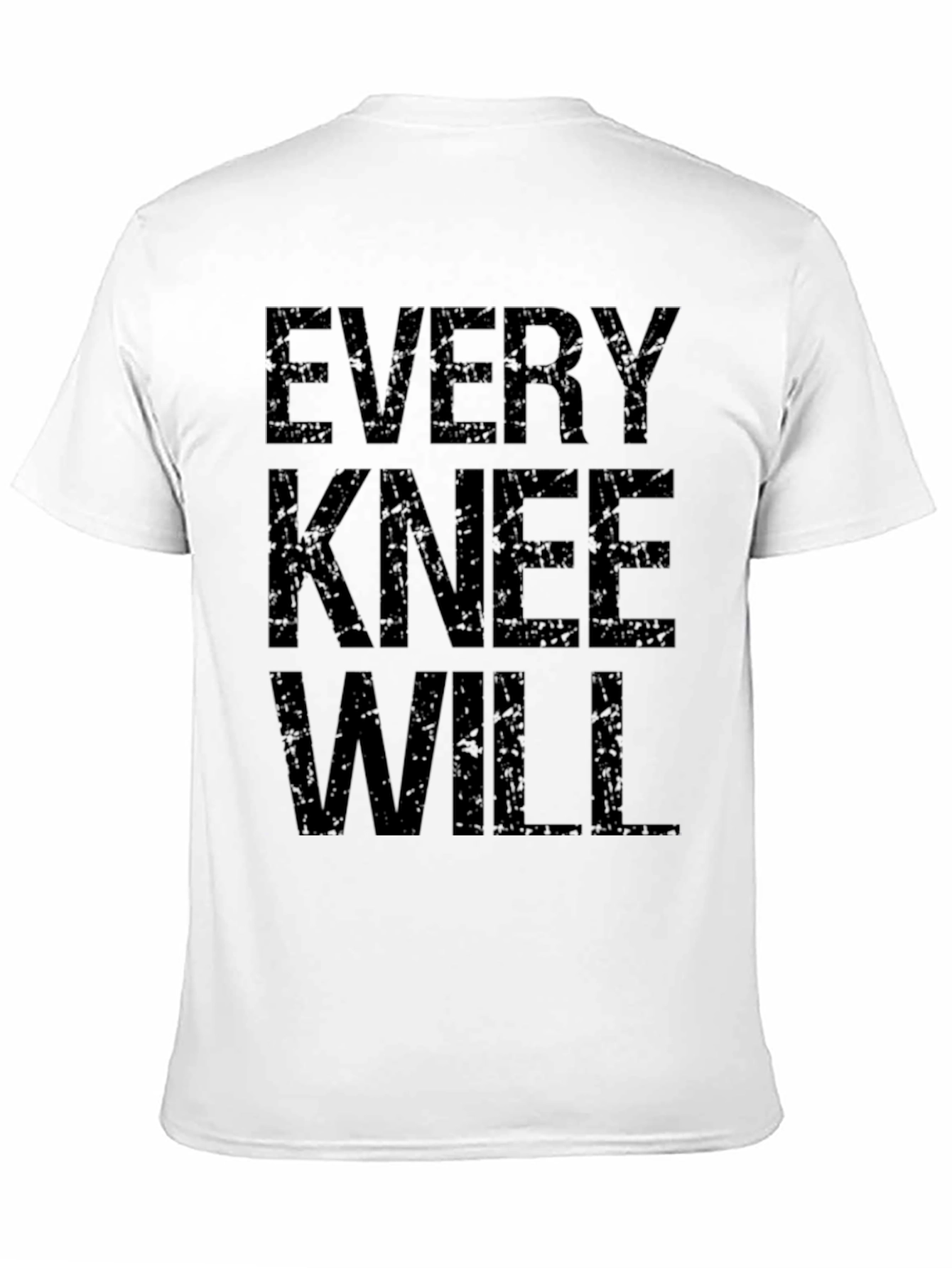 Every Knee Will Bow Black Graphic Tee