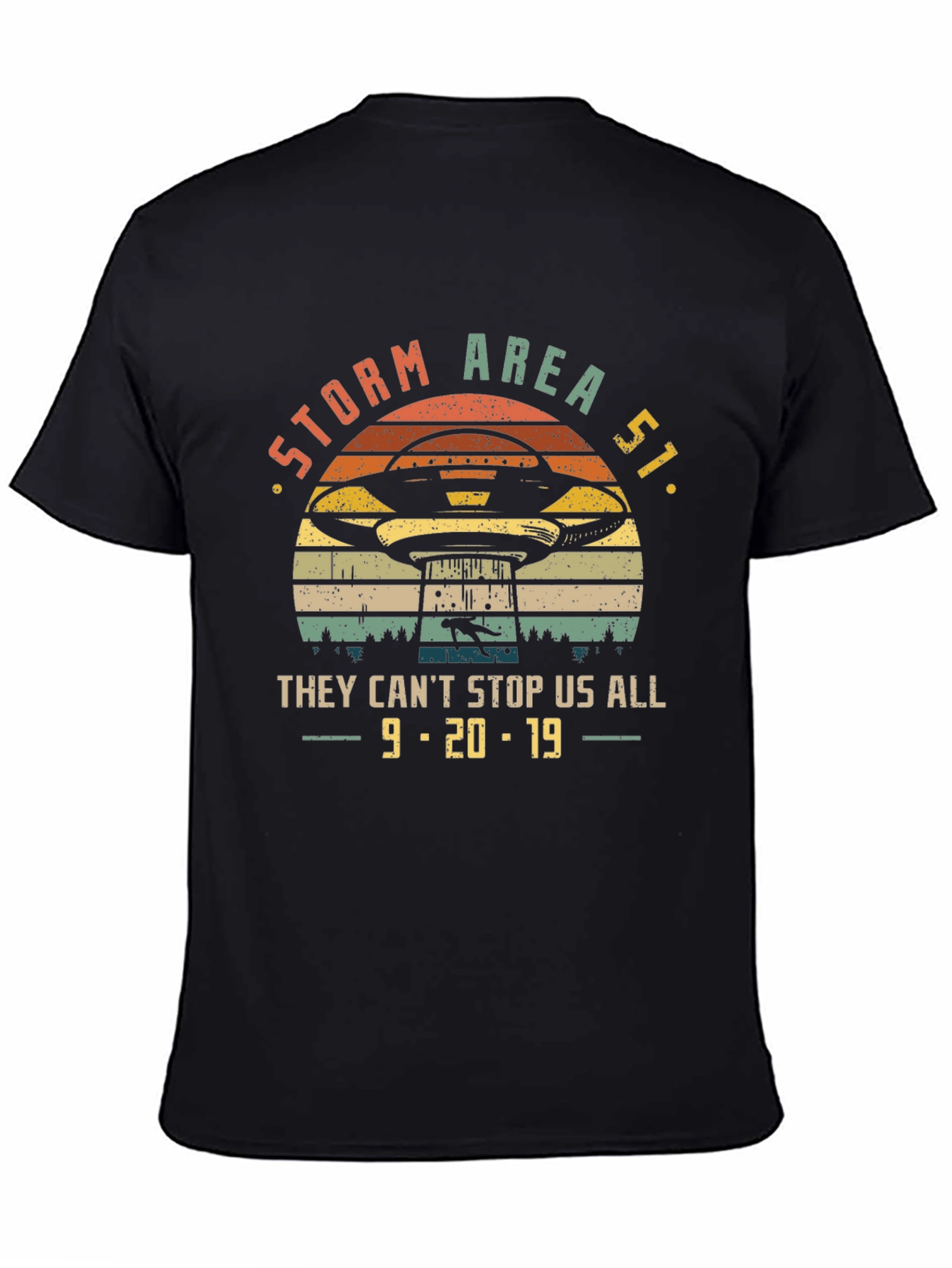 Storm Area 51 Black Graphic T-Shirt
