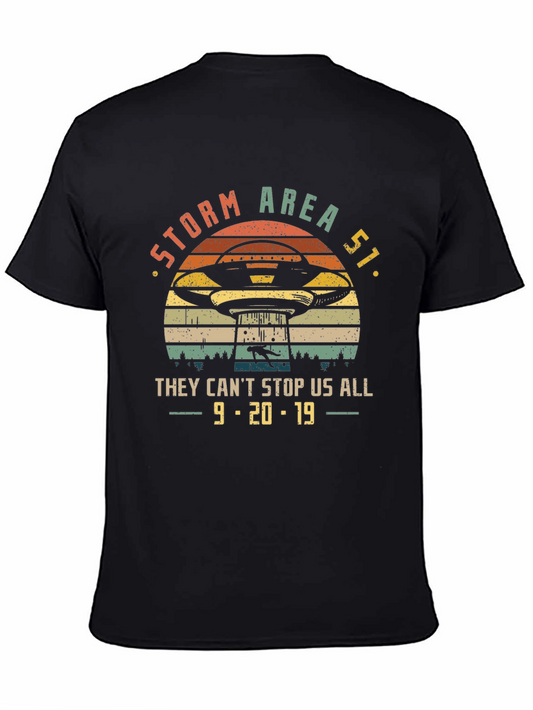 Storm Area 51 Black Graphic T-Shirt