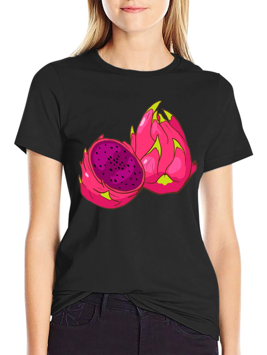 Dragon Fruit Graphic Tee - Unique Fruit Design Shirt