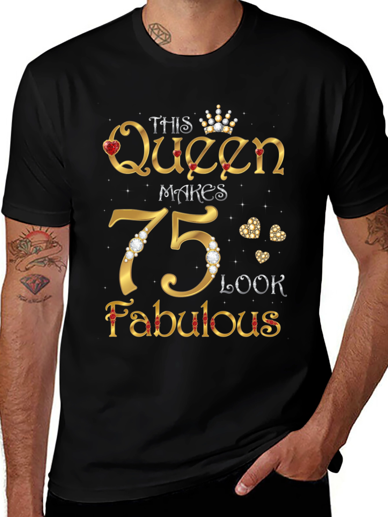 This Queen Makes 75 Look Fabulous T-Shirt