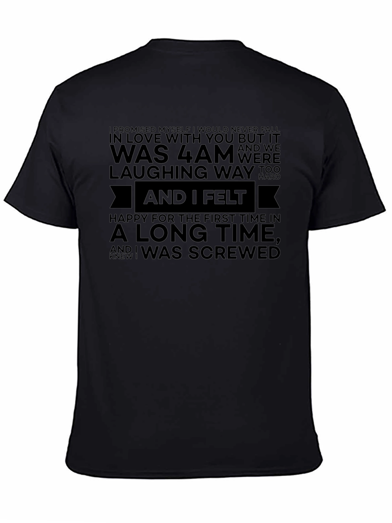 Humorous 4AM Love Confession T-Shirt