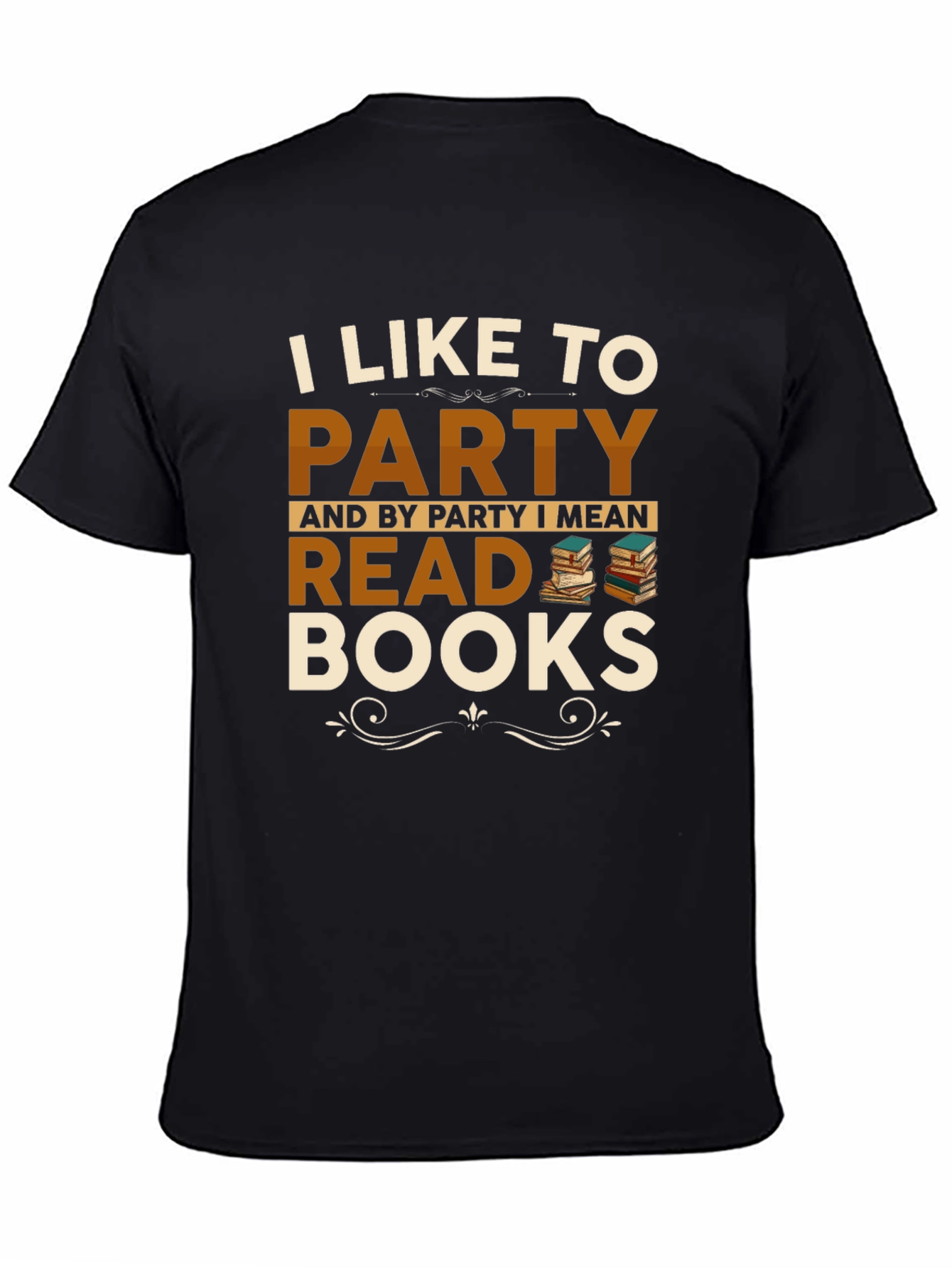 I Like To Party Read Books Graphic T-Shirt