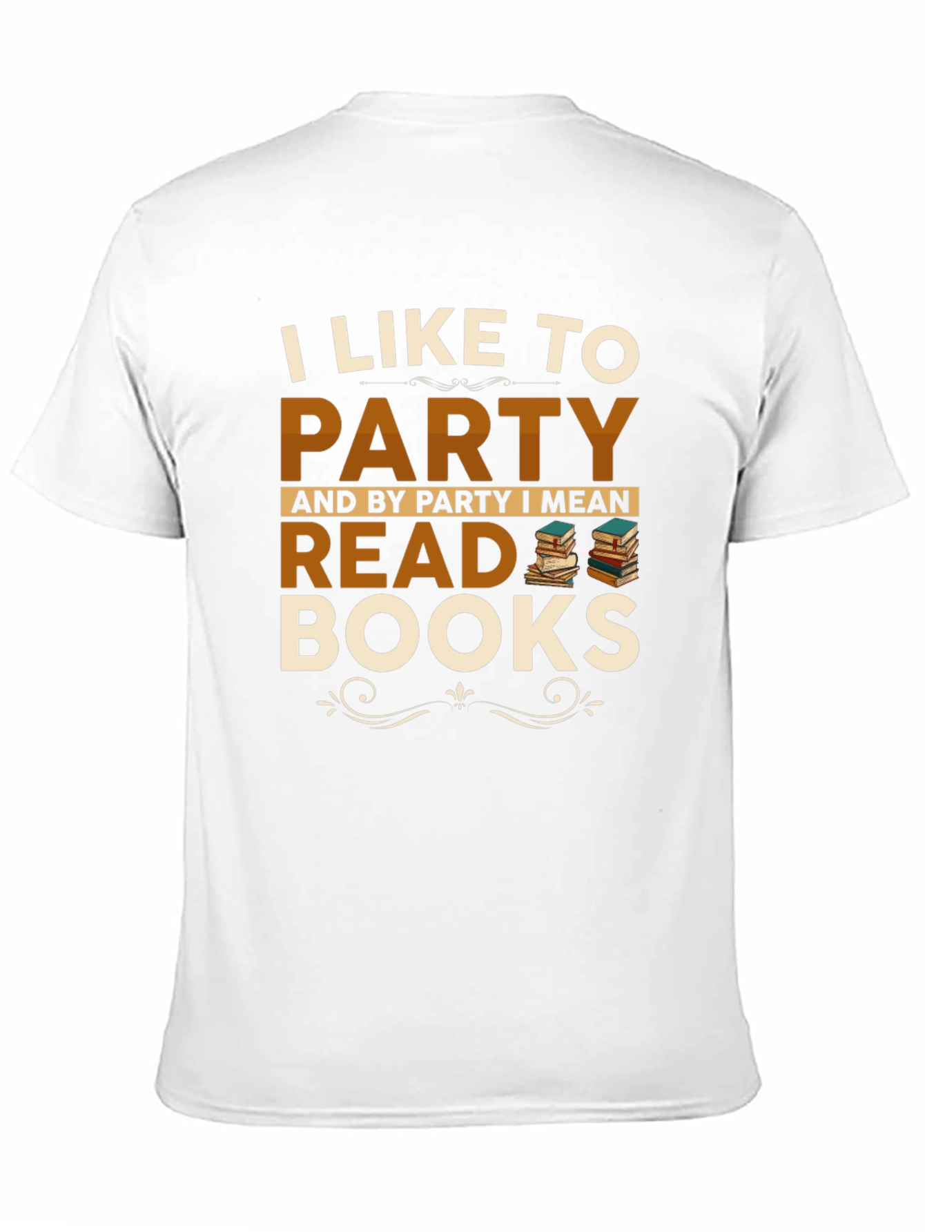 I Like To Party Read Books Graphic T-Shirt