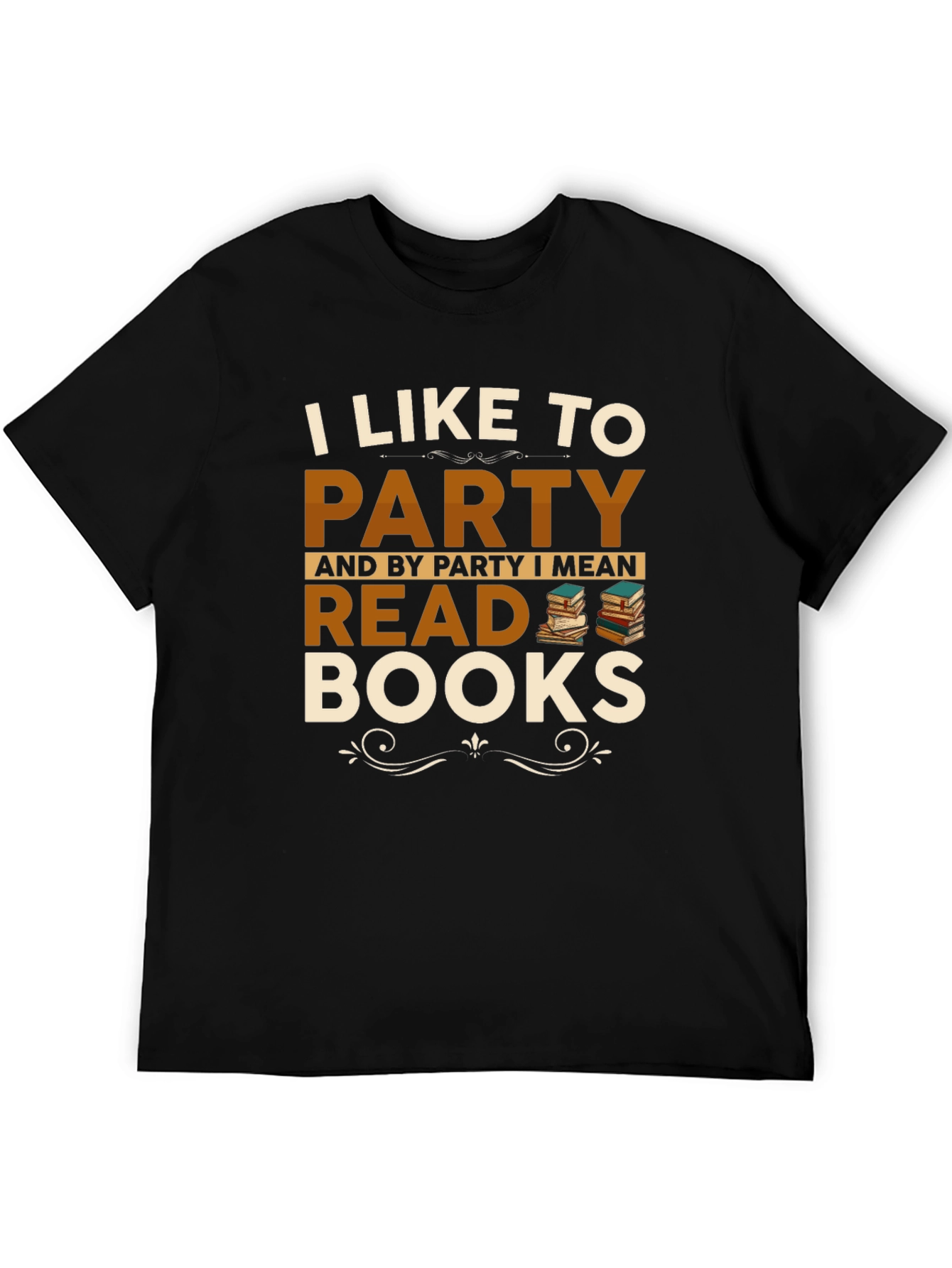 I Like To Party Read Books Graphic T-Shirt