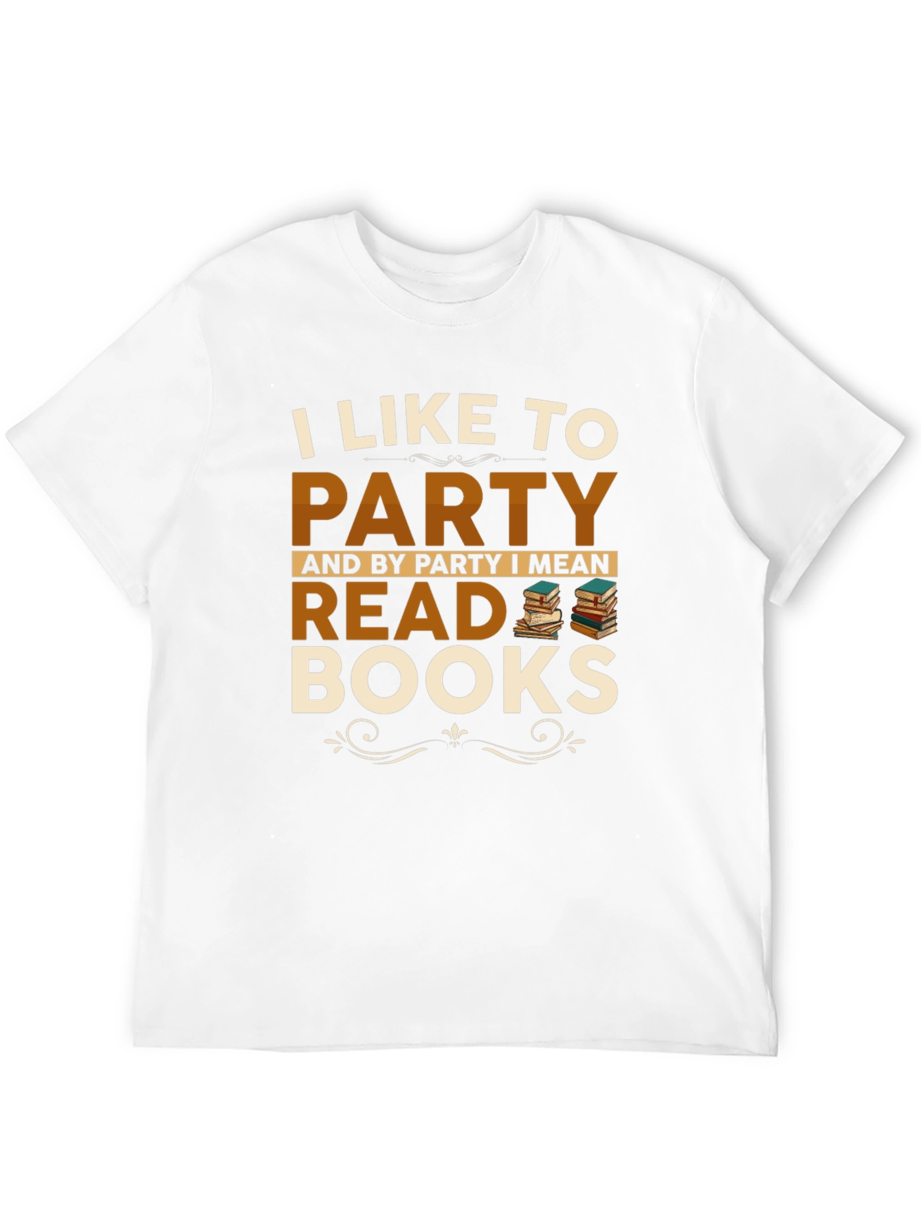 I Like To Party Read Books Graphic T-Shirt