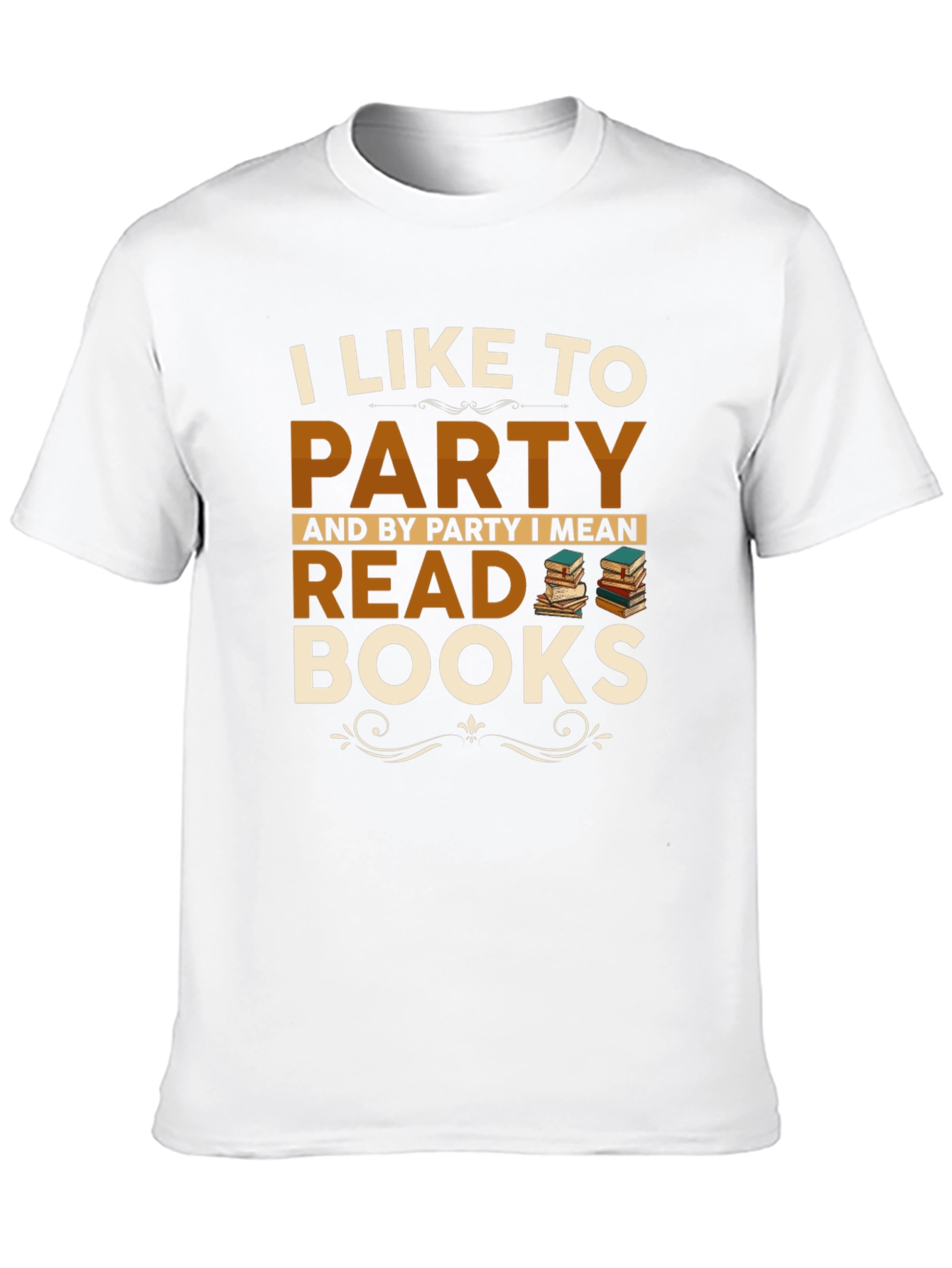 I Like To Party Read Books Graphic T-Shirt