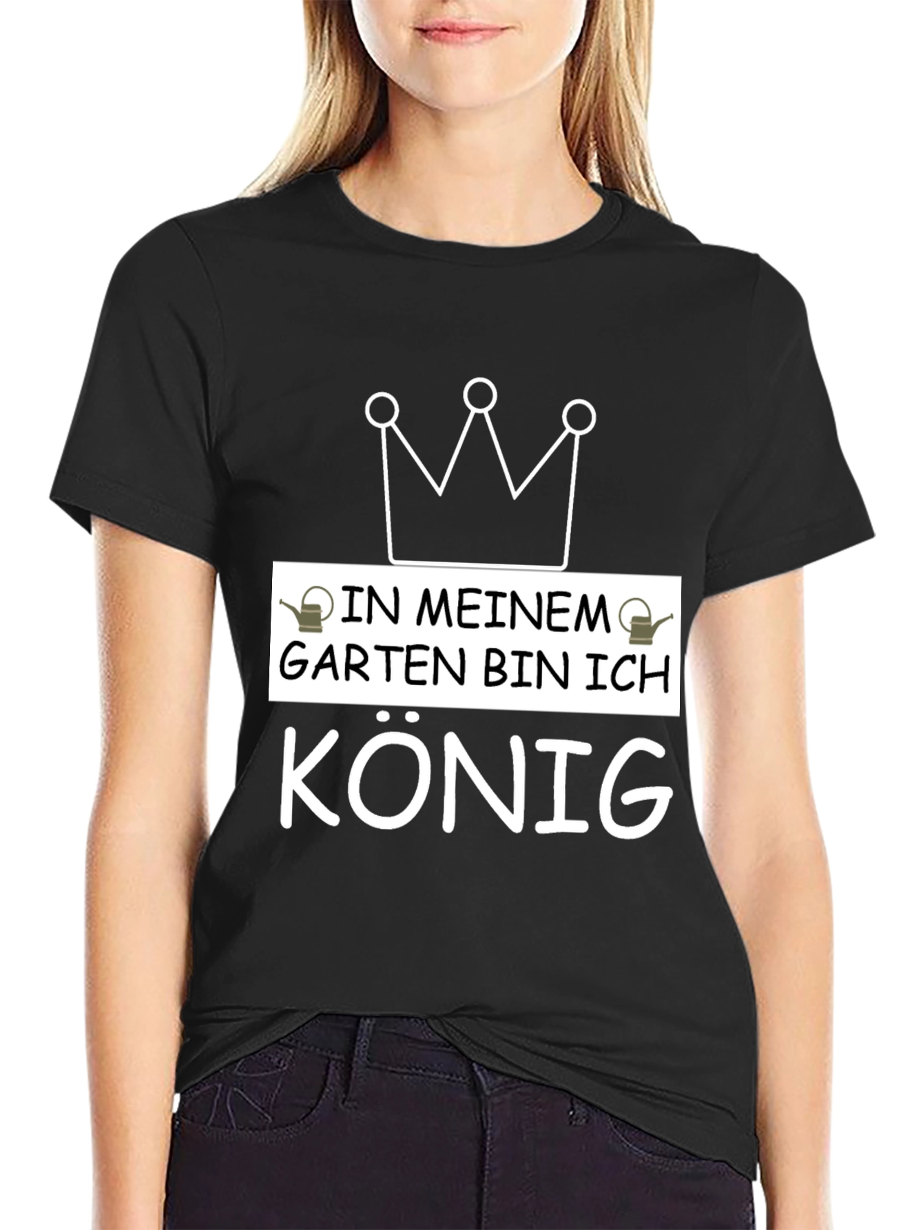 In Meinem Garten König T-Shirt - Black