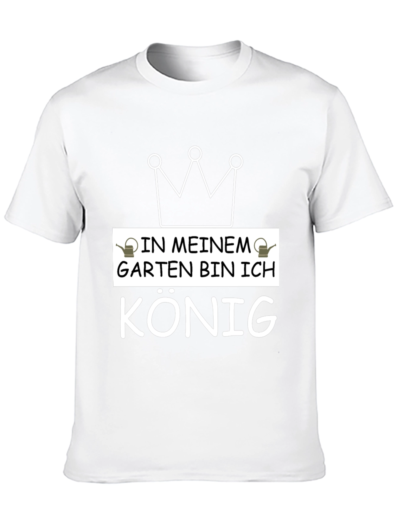 In Meinem Garten König T-Shirt - Black