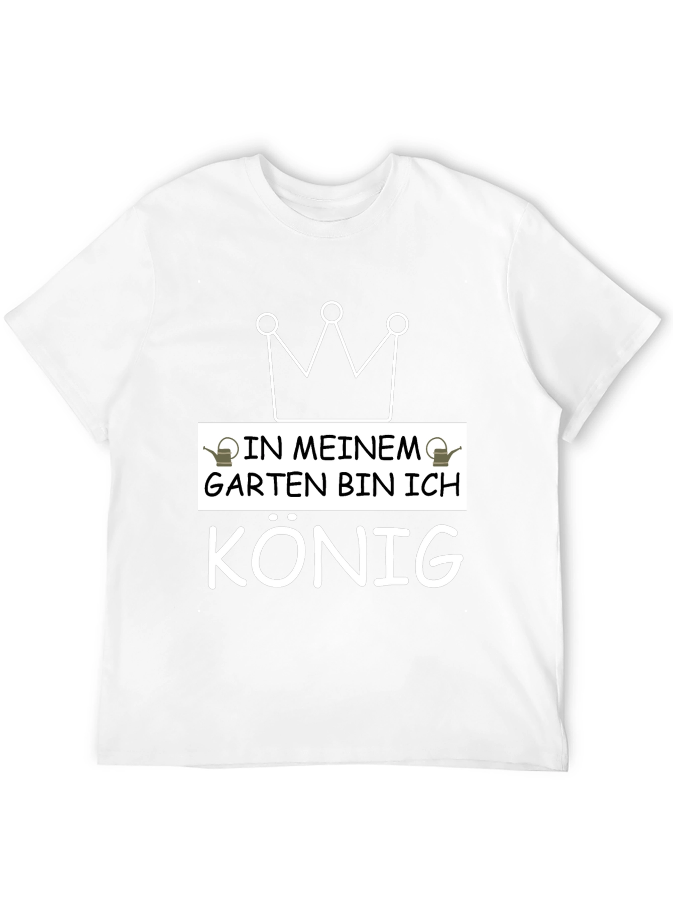 In Meinem Garten König T-Shirt - Black