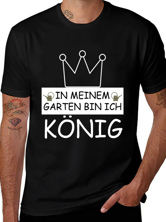 In Meinem Garten König T-Shirt - Black