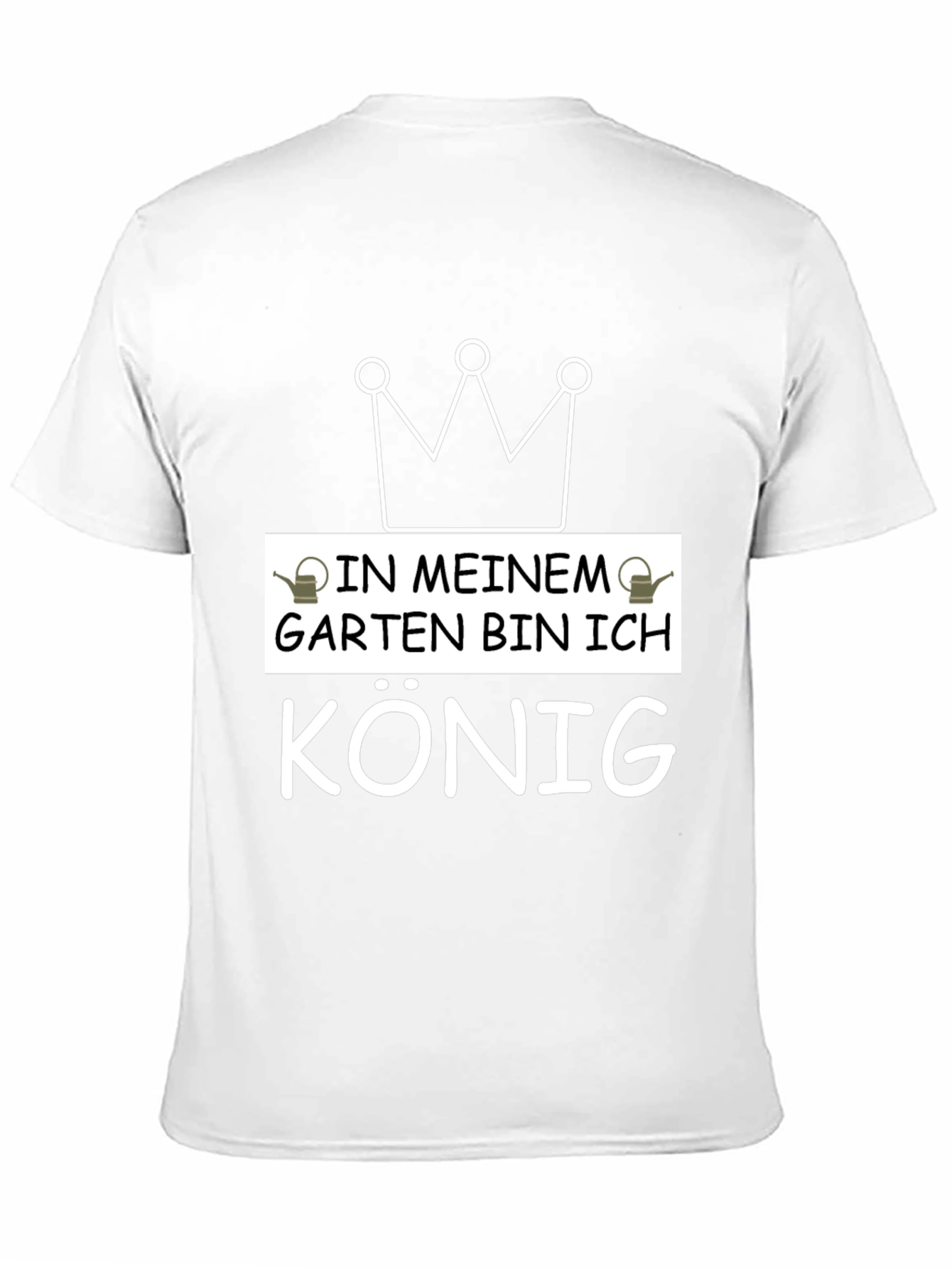 In Meinem Garten König T-Shirt - Black