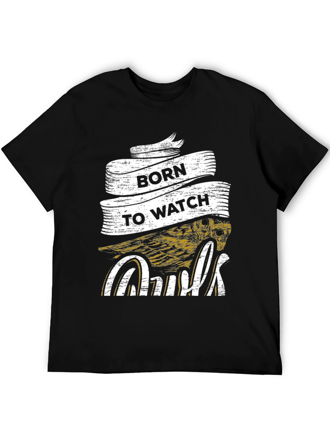 Born to Watch Owls Graphic T-Shirt