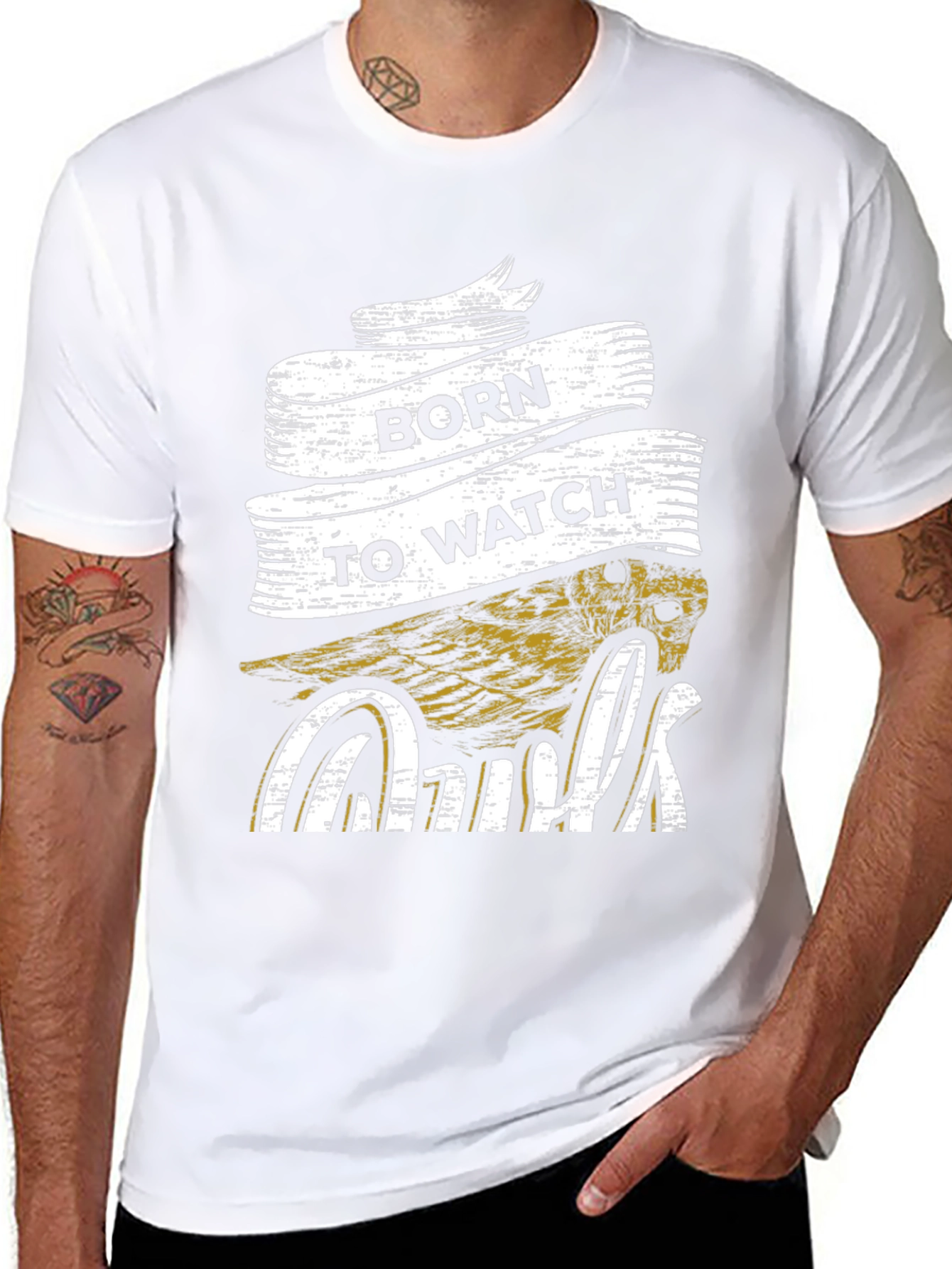 Born to Watch Owls Graphic T-Shirt