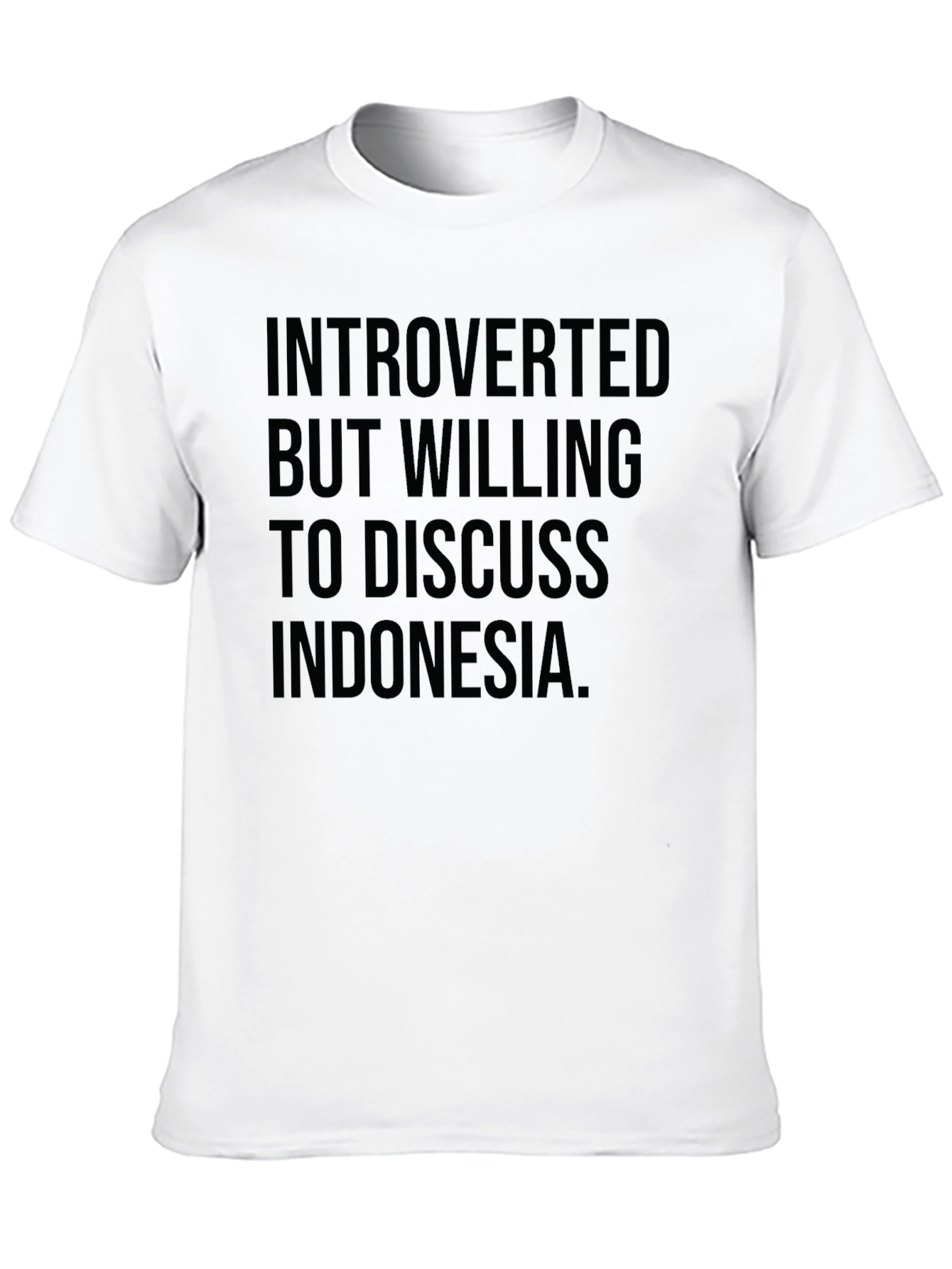Introverted But Willing to Discuss Indonesia T-Shirt