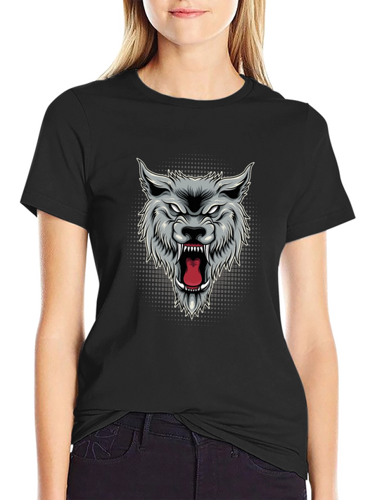 Mens Wolf Graphic T-Shirt