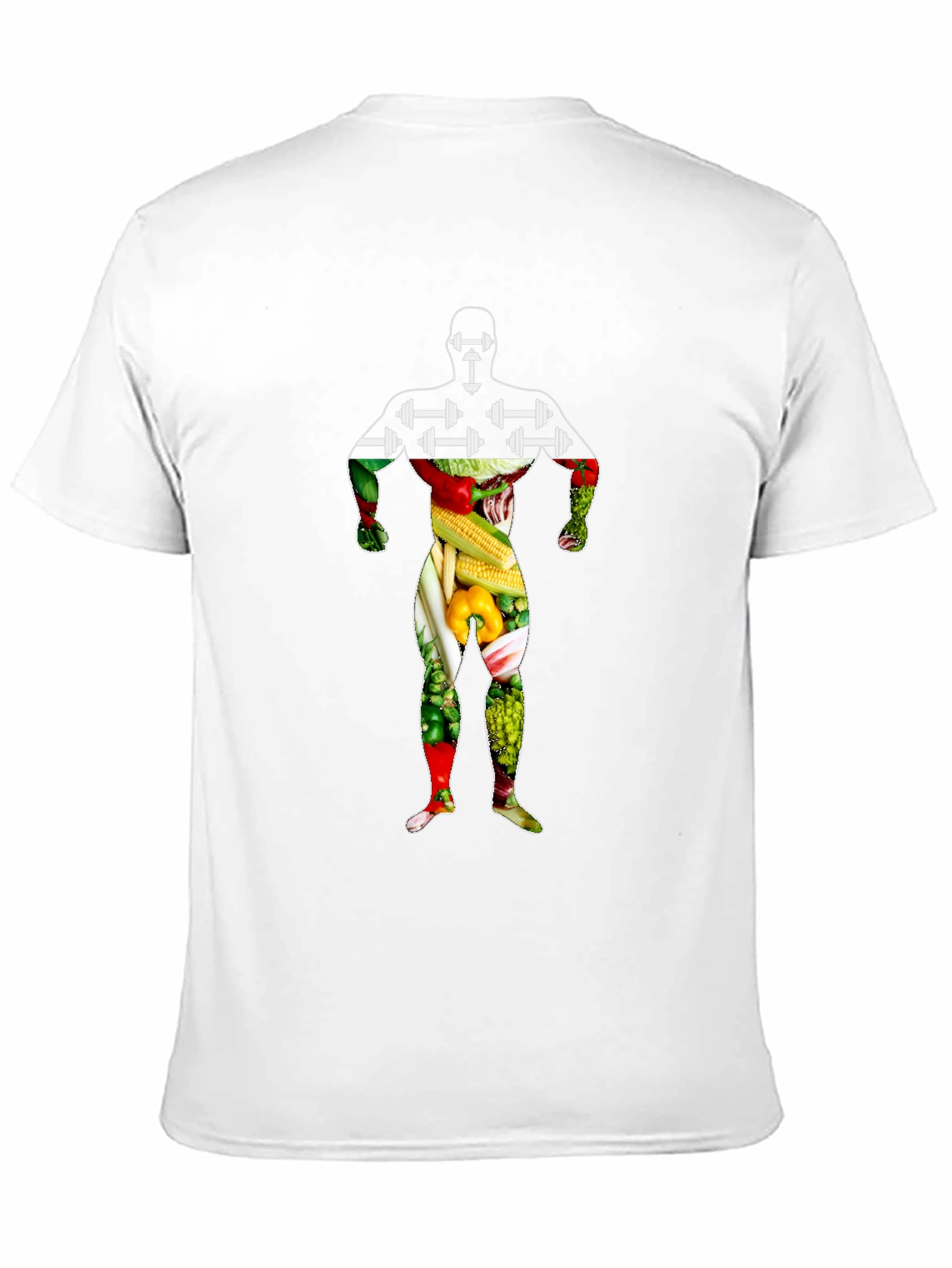 Vegan Bodybuilder T-Shirt - Black Graphic Tee