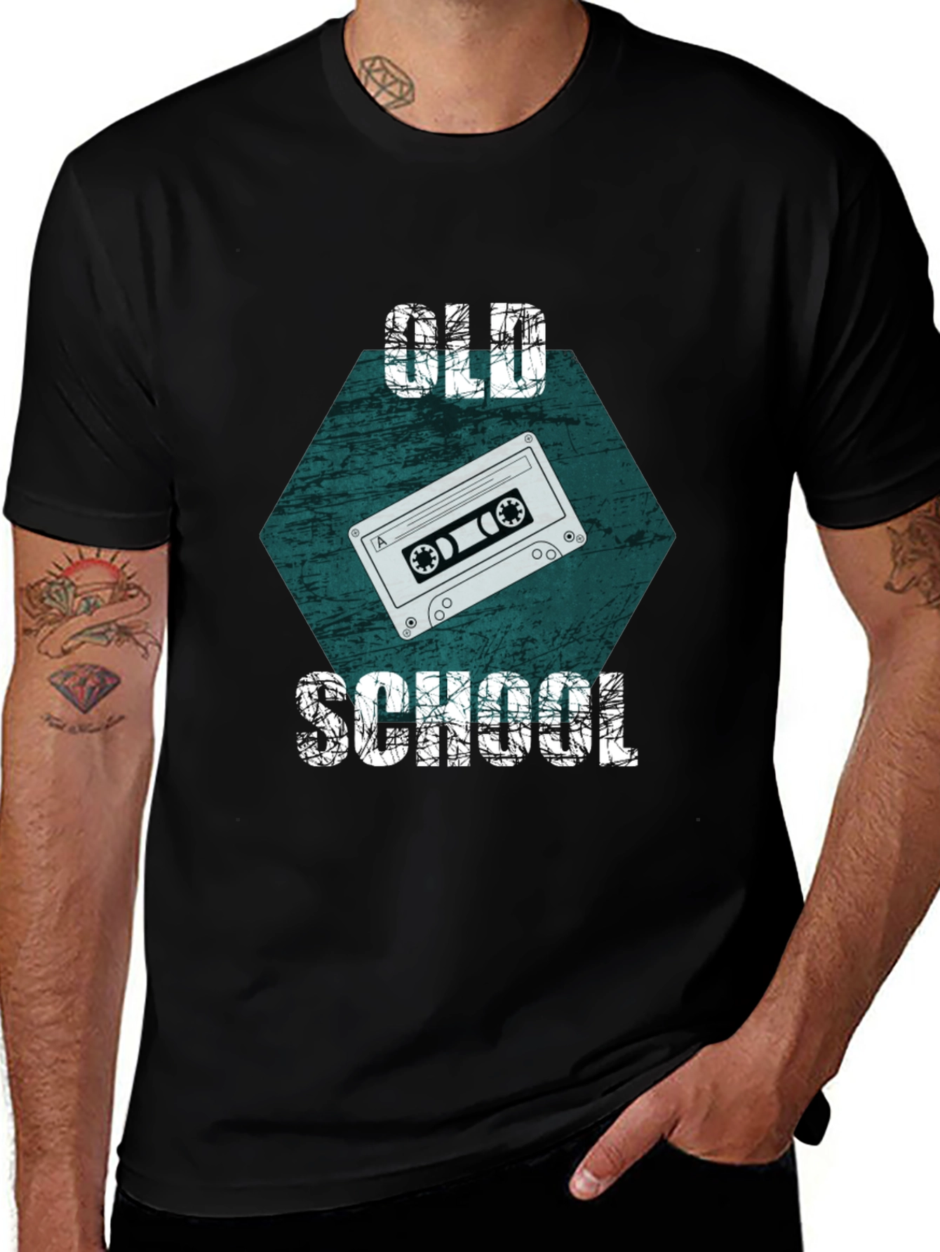 Retro Old School Cassette Tape Graphic Tee