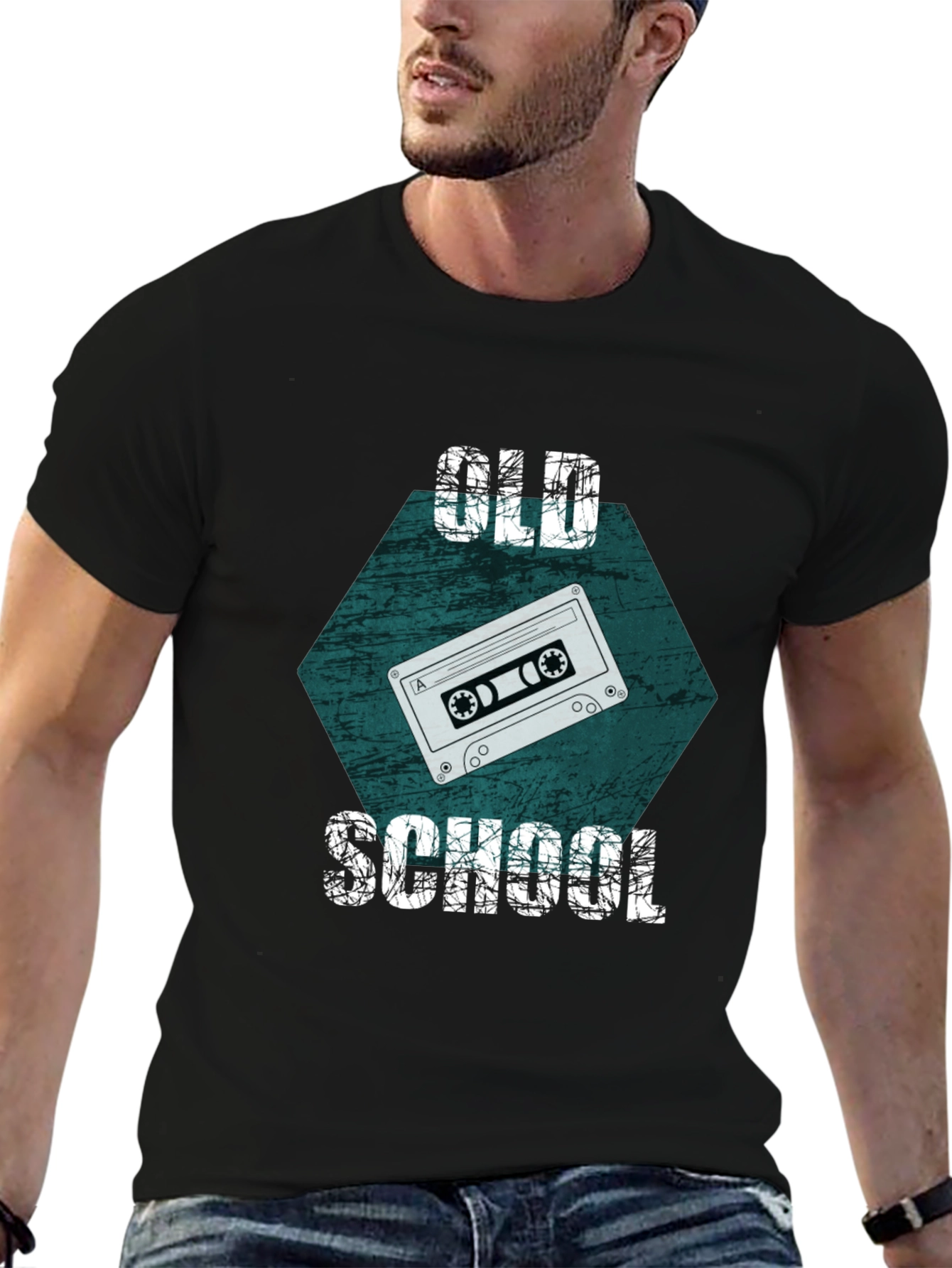 Retro Old School Cassette Tape Graphic Tee