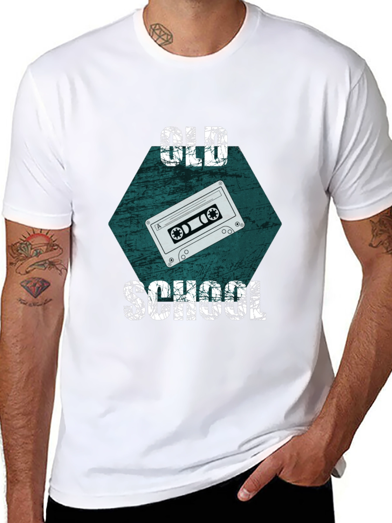 Retro Old School Cassette Tape Graphic Tee