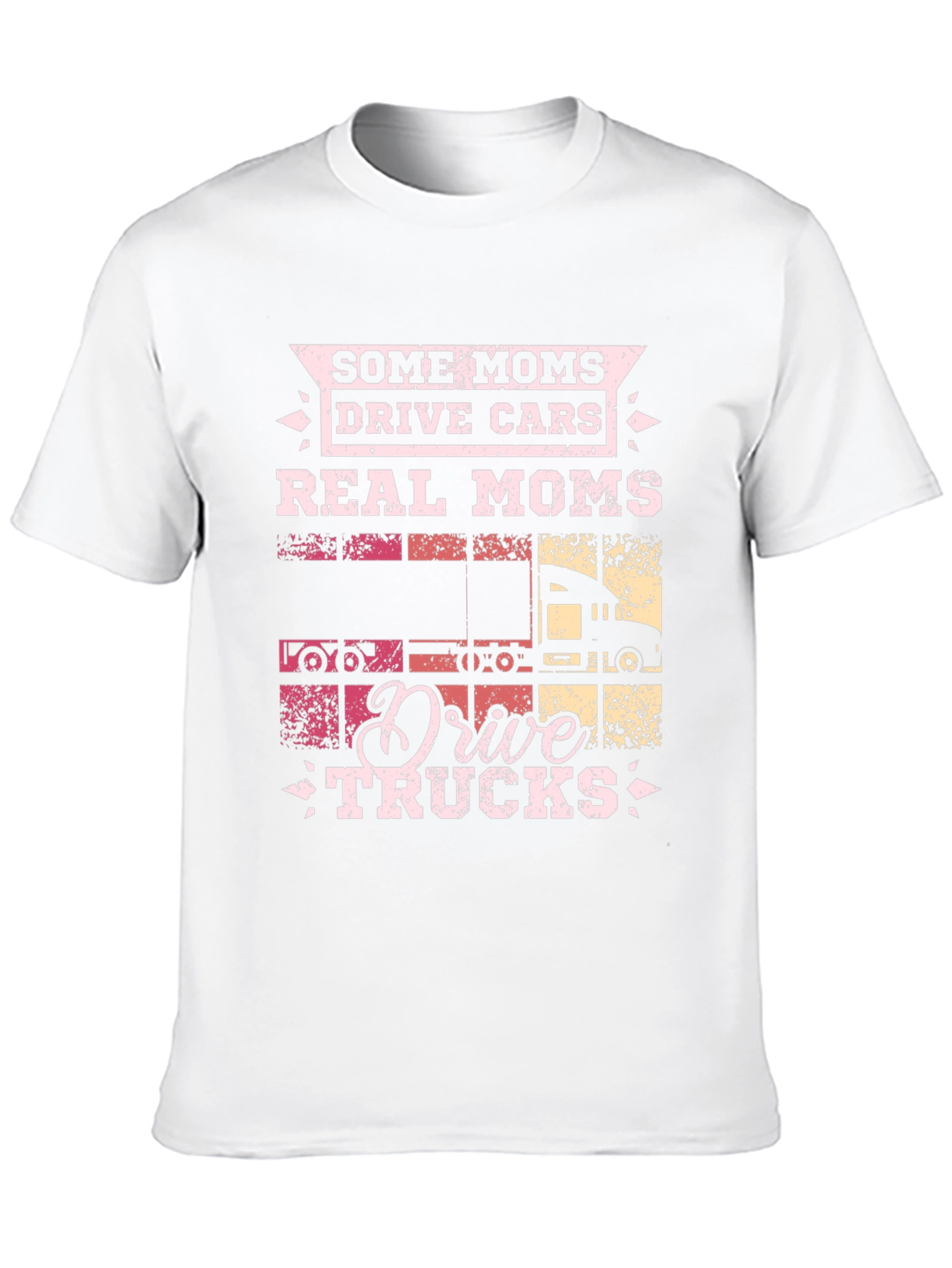 Real Moms Drive Trucks Graphic T-Shirt