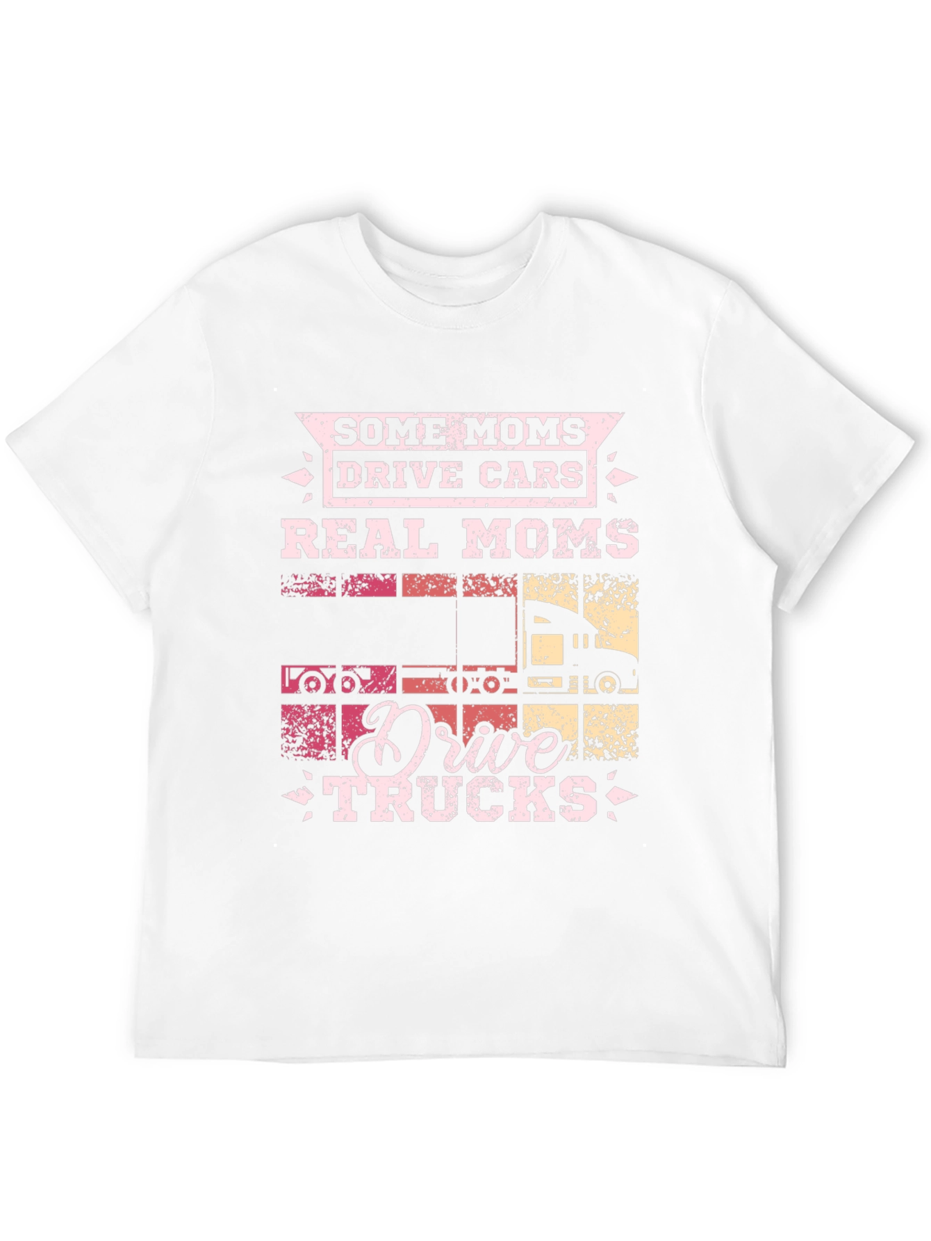 Real Moms Drive Trucks Graphic T-Shirt