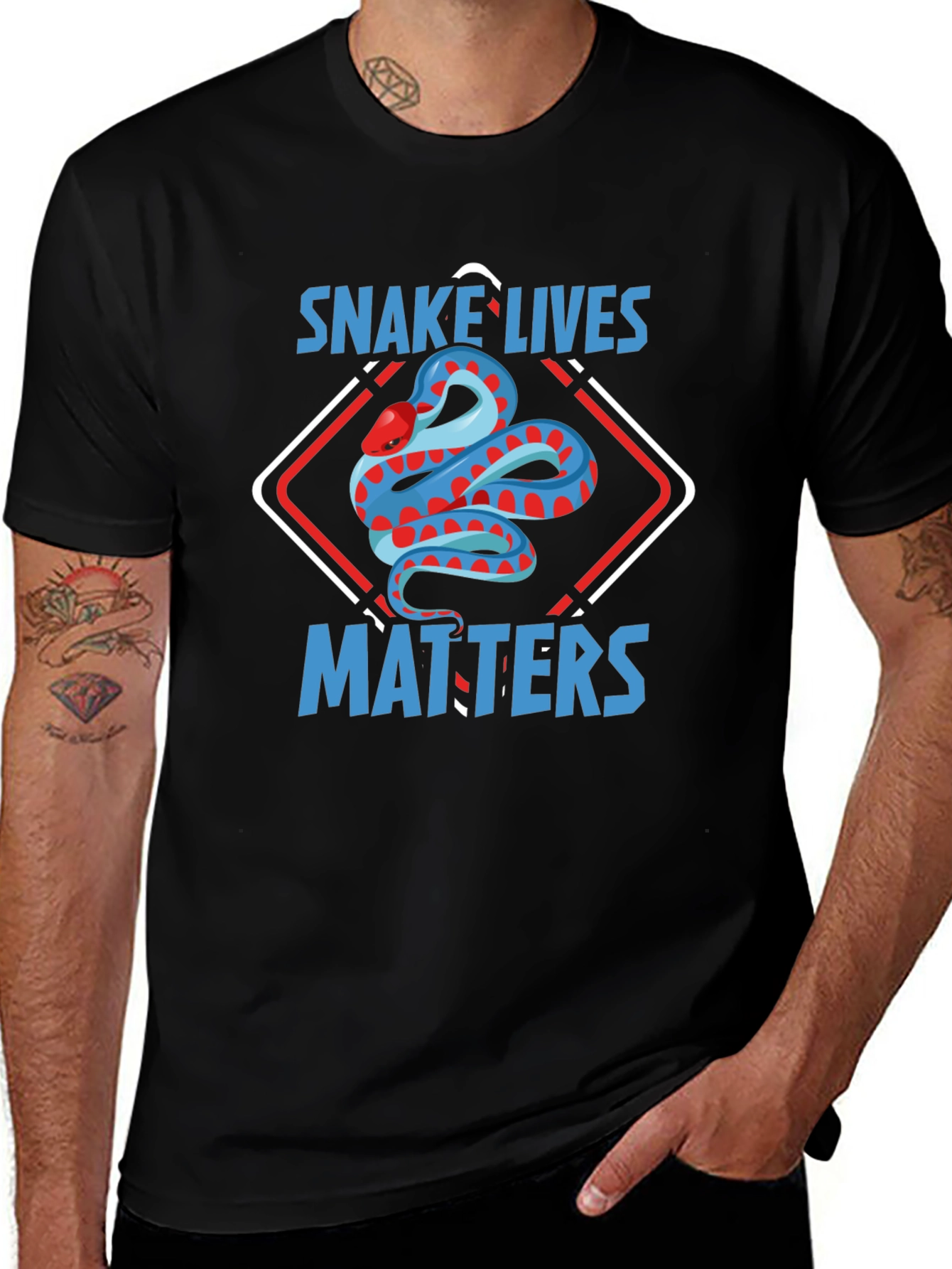 Snake Lives Matter Graphic T-Shirt