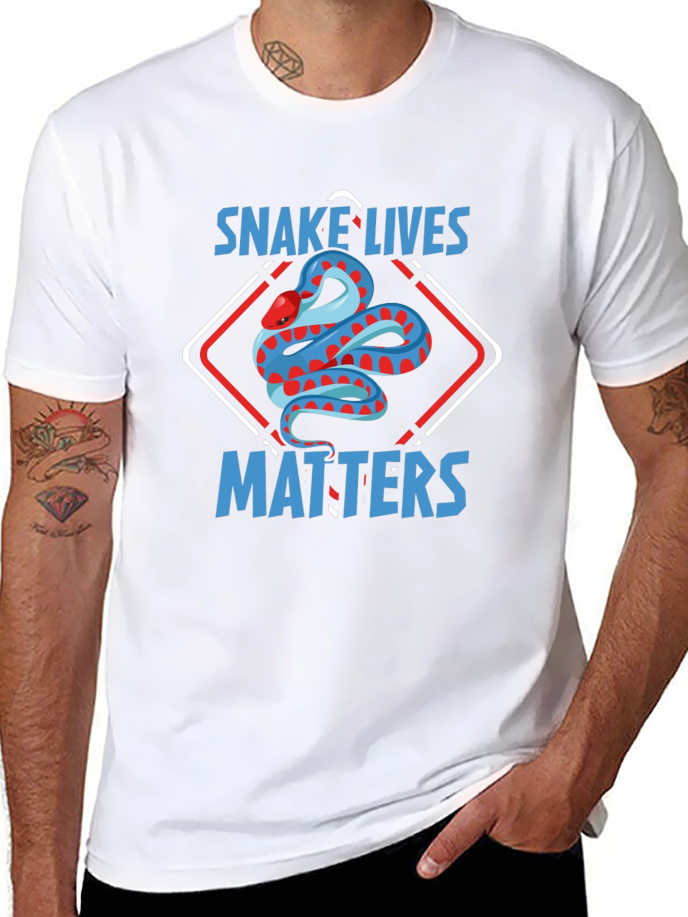 Snake Lives Matter Graphic T-Shirt
