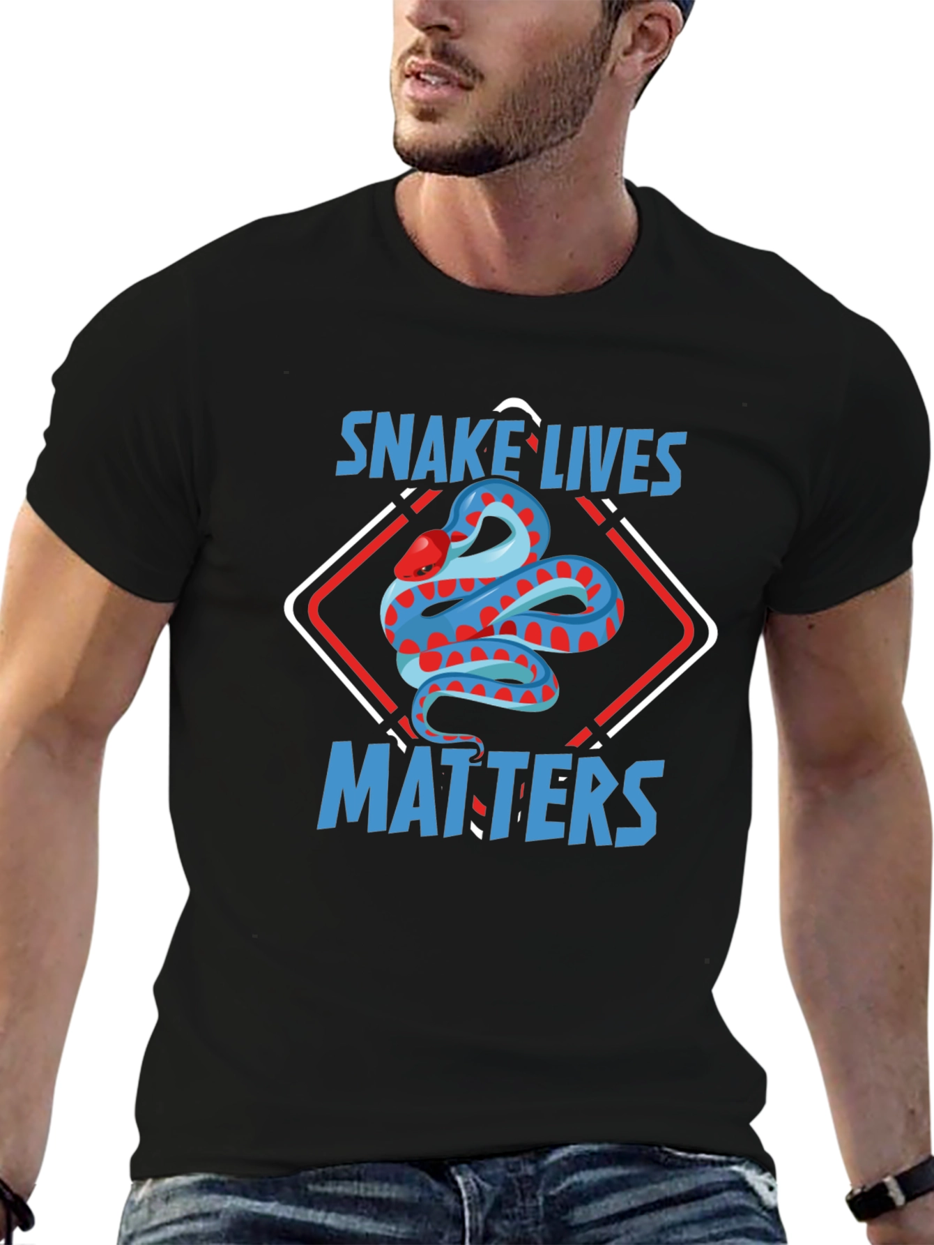Snake Lives Matter Graphic T-Shirt