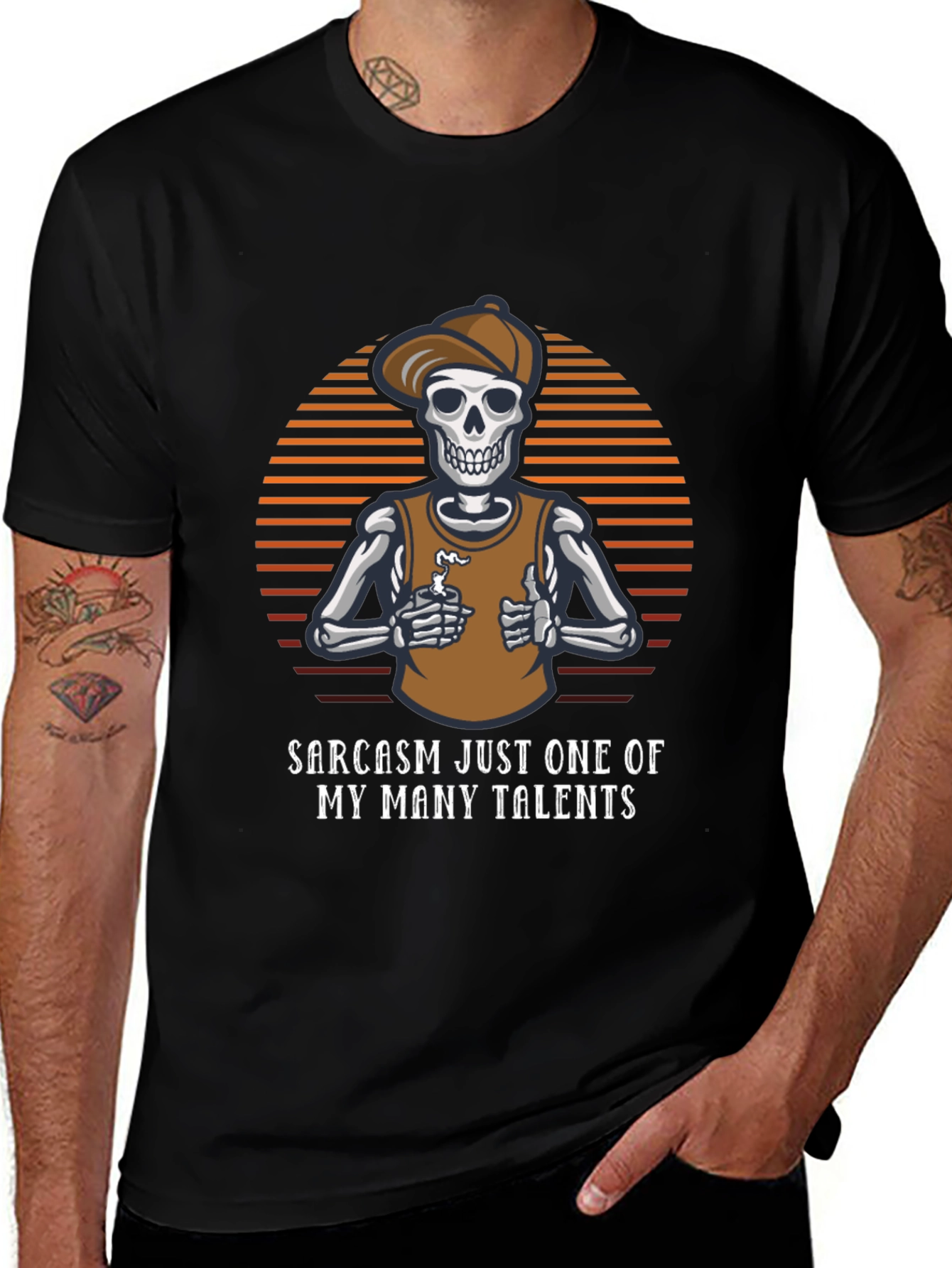 Sarcasm Skeleton T-Shirt - One Of My Talents