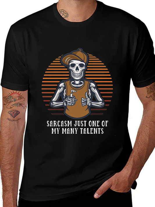 Sarcasm Skeleton T-Shirt - One Of My Talents