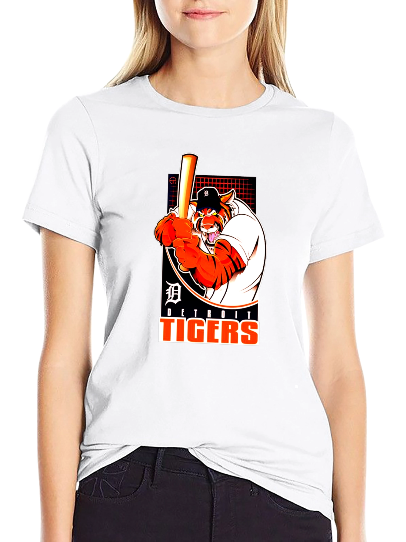 Detroit Tigers Cartoon T-Shirt - Baseball Fan Apparel