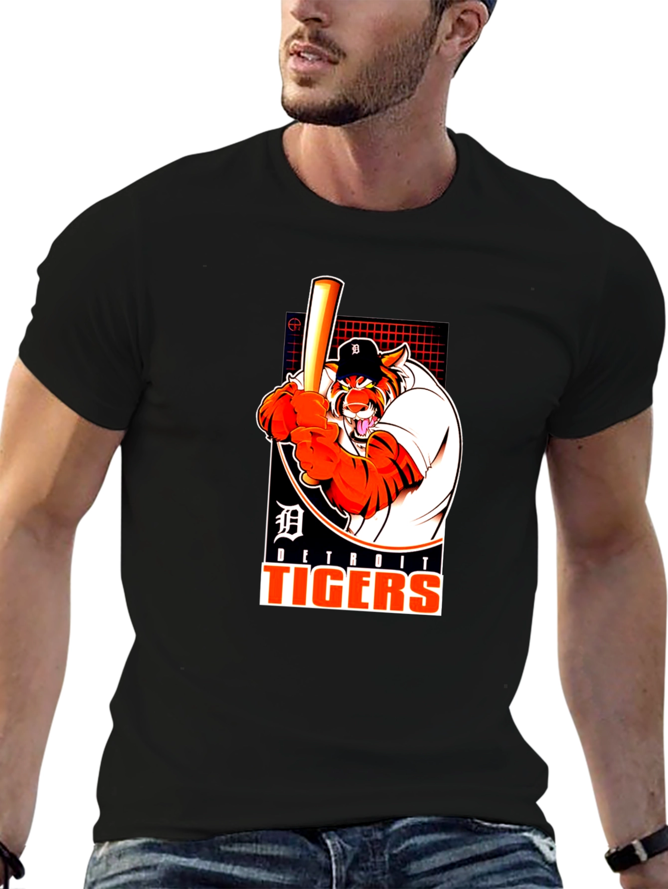 Detroit Tigers Cartoon T-Shirt - Baseball Fan Apparel