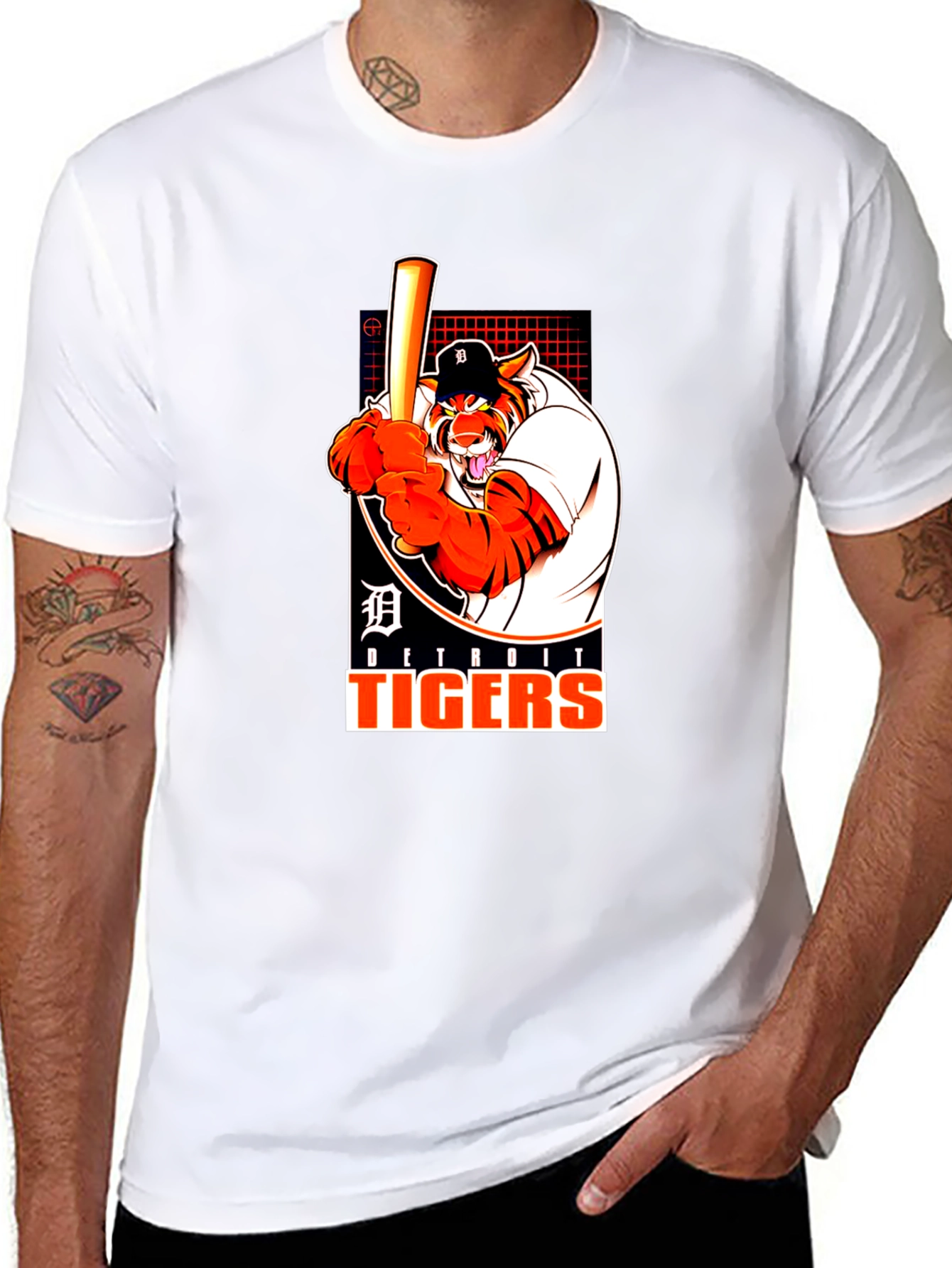 Detroit Tigers Cartoon T-Shirt - Baseball Fan Apparel