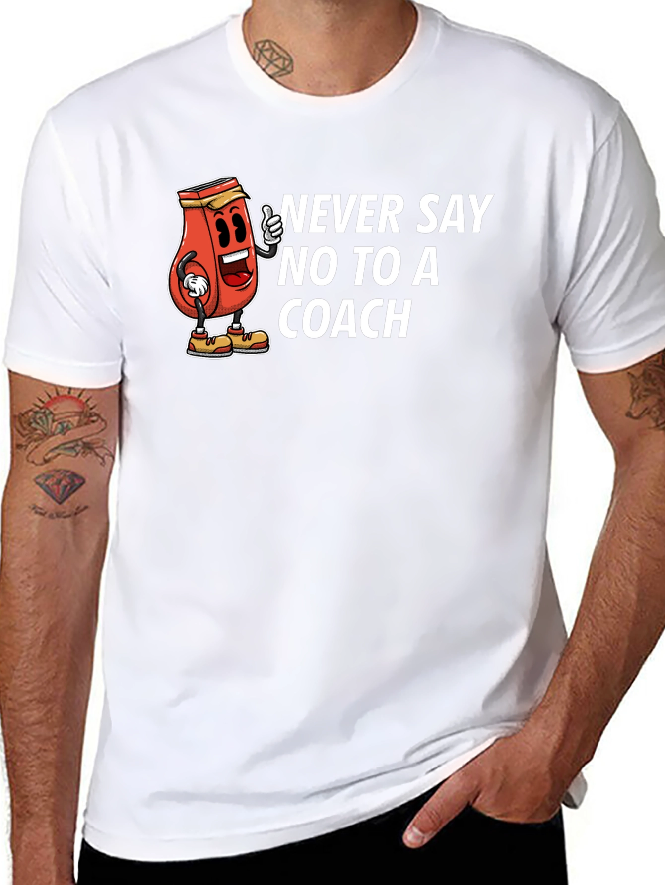 Never Say No to a Coach Graphic T-Shirt