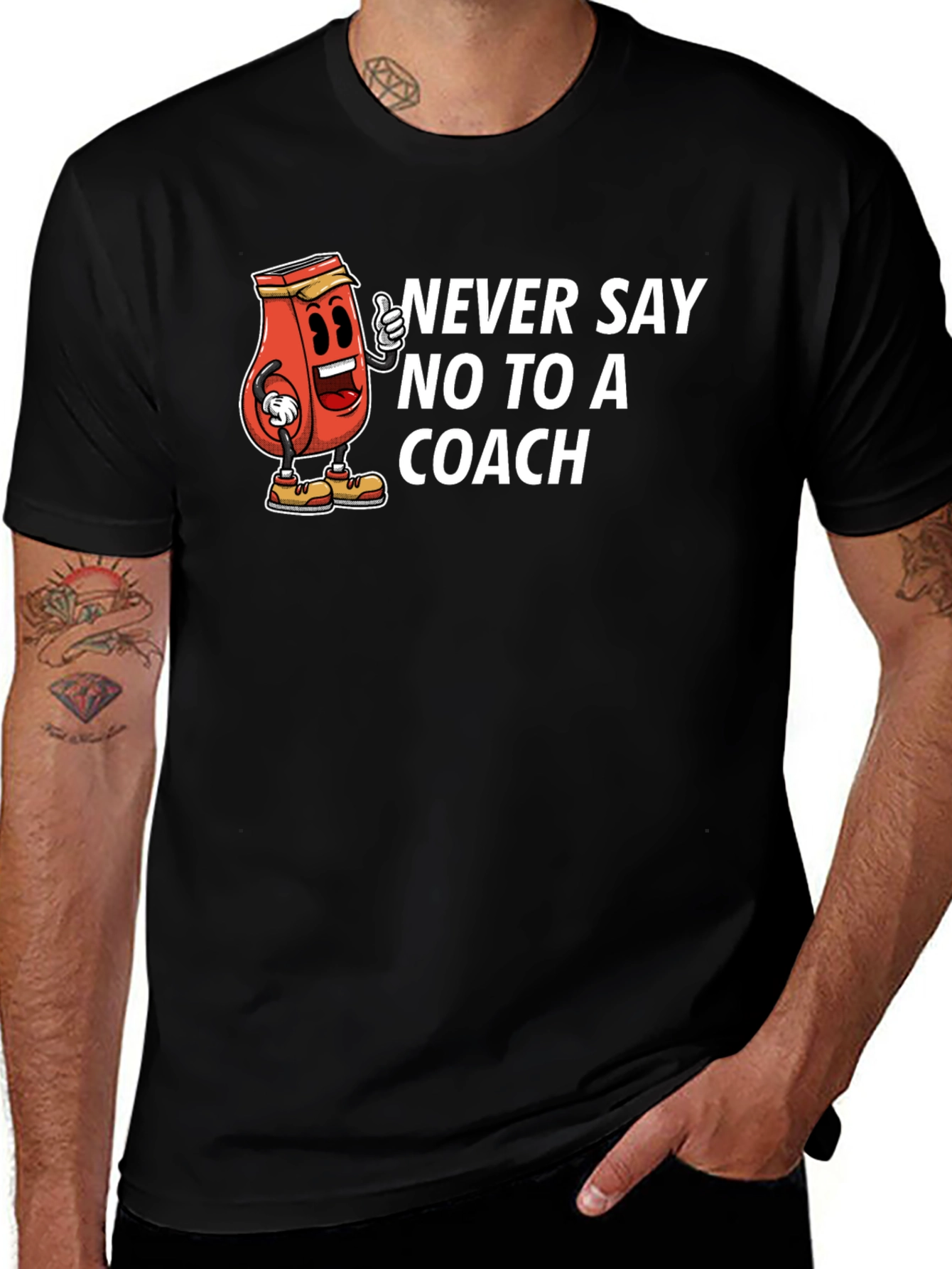 Never Say No to a Coach Graphic T-Shirt
