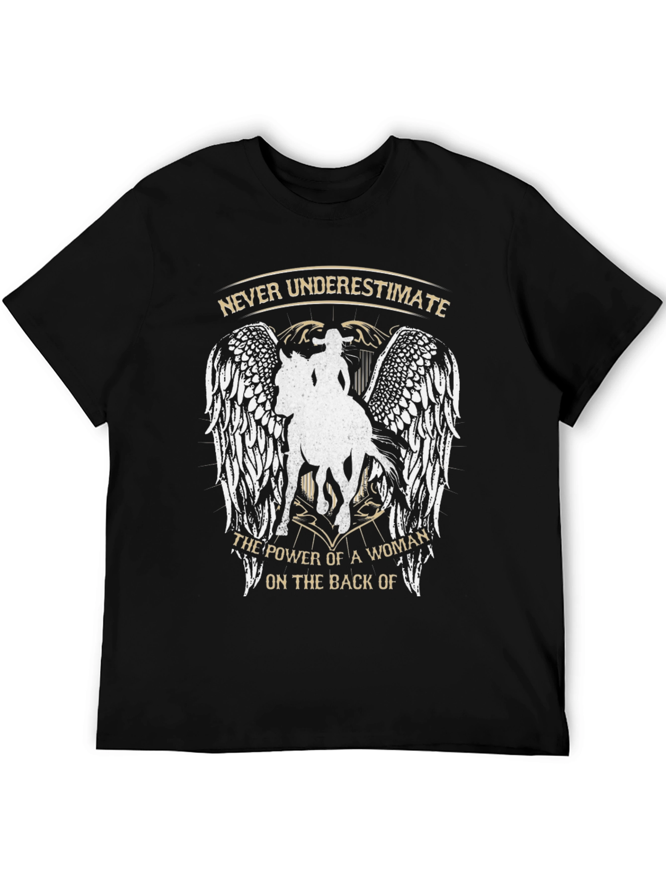 Woman Rider Graphic Tee - Power & Style