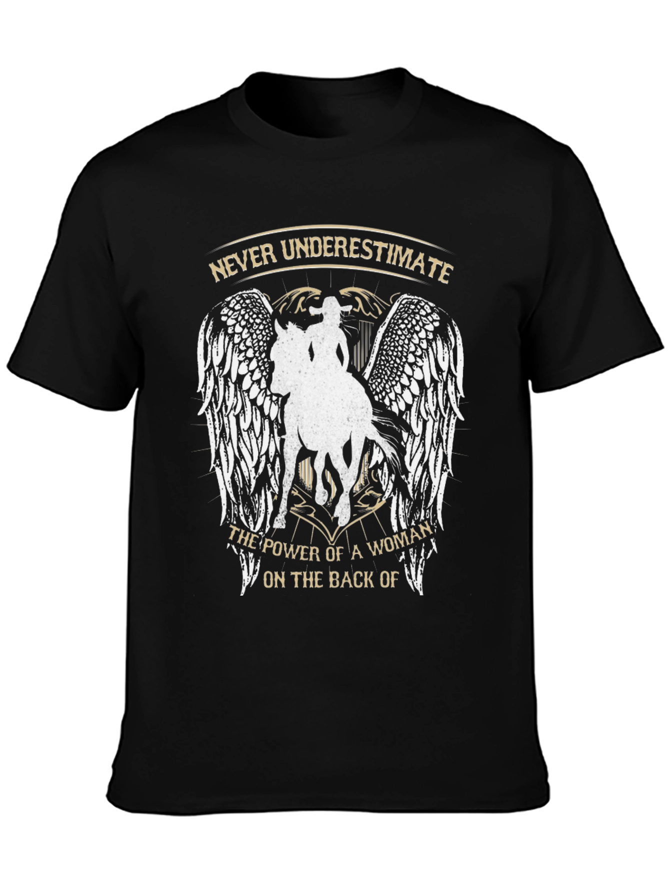 Woman Rider Graphic Tee - Power & Style