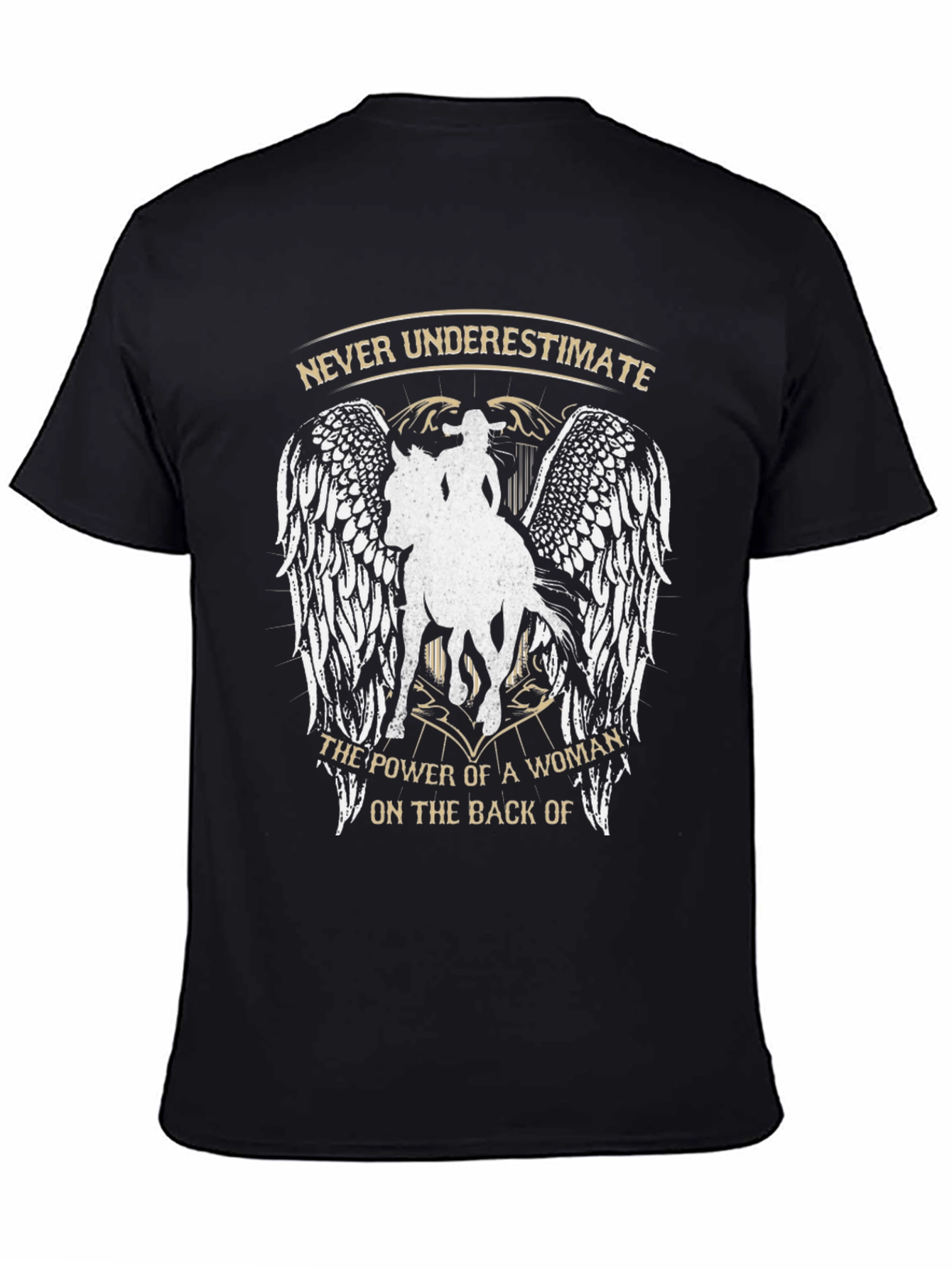 Woman Rider Graphic Tee - Power & Style