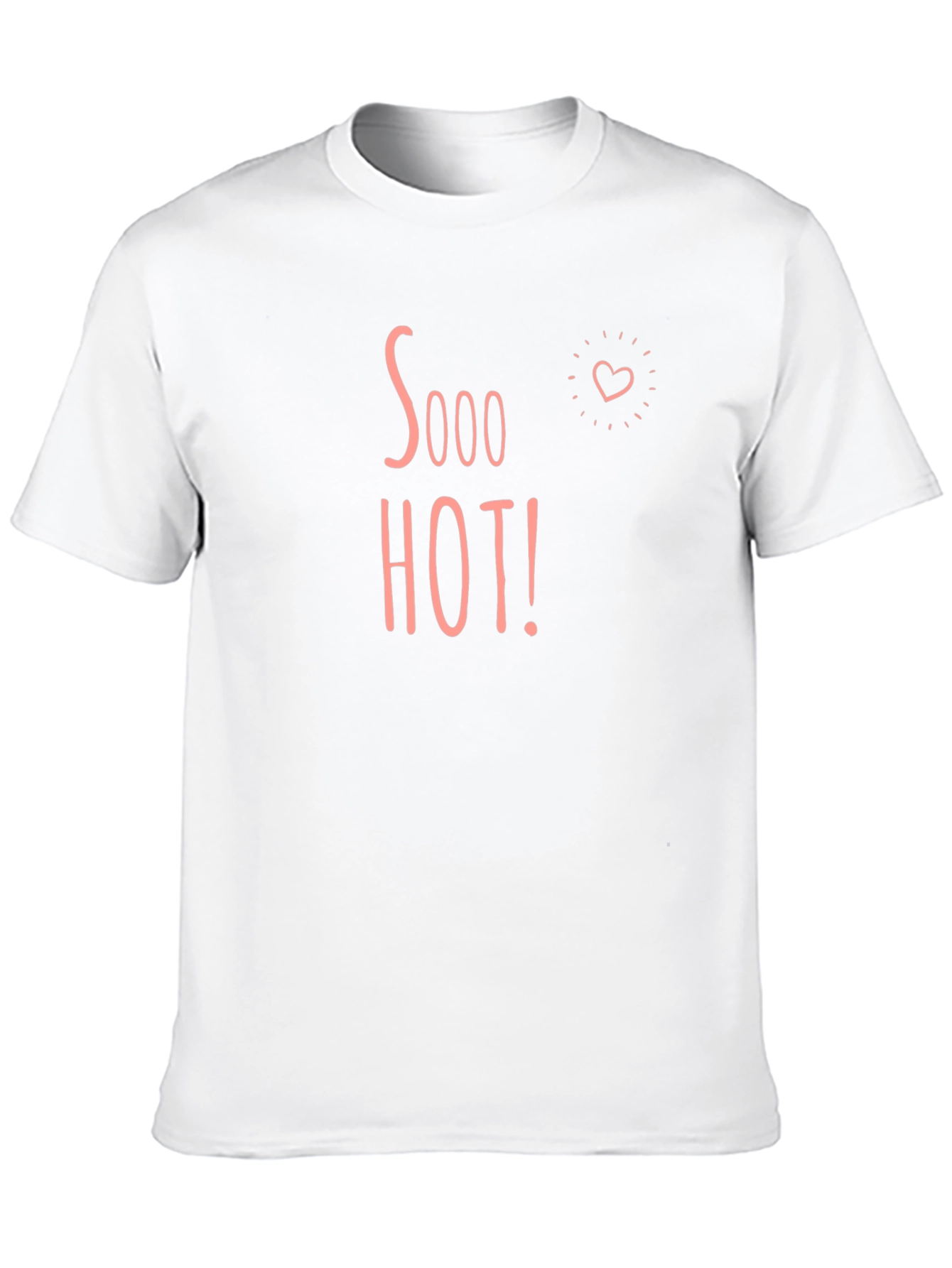Sooo Hot! Graphic Tee - Black Cotton T-Shirt