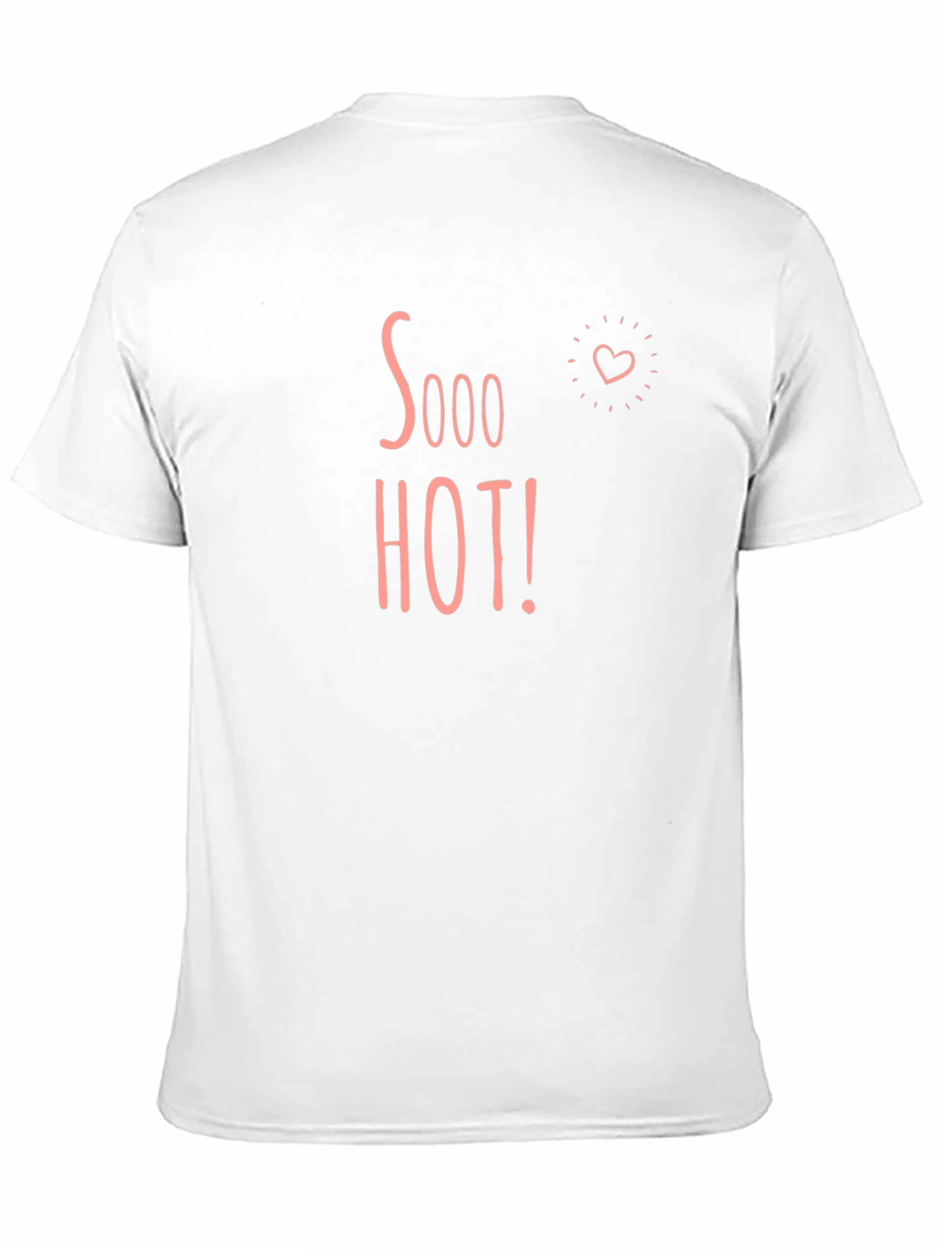 Sooo Hot! Graphic Tee - Black Cotton T-Shirt