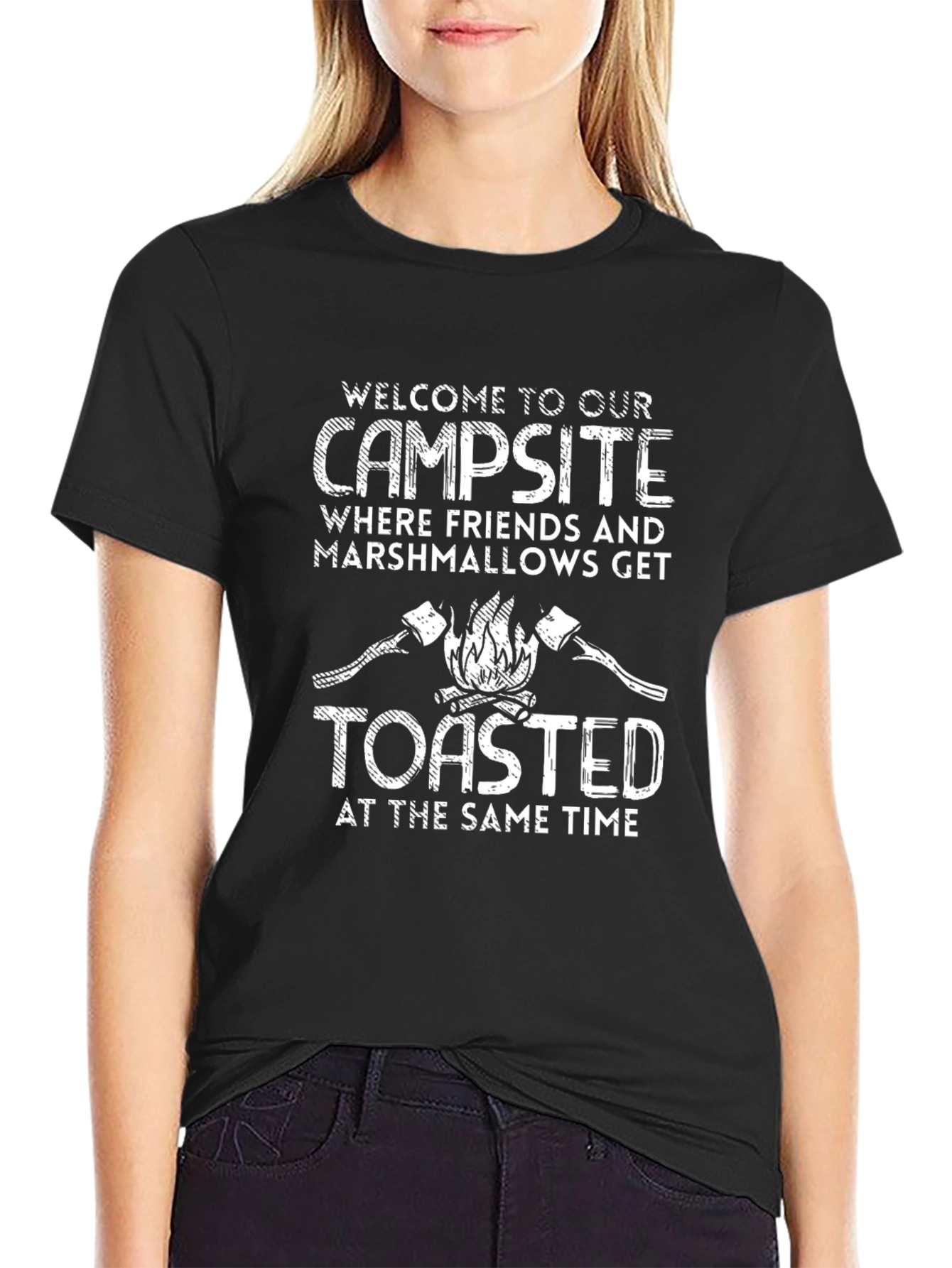 Campsite Friends & Marshmallows T-Shirt