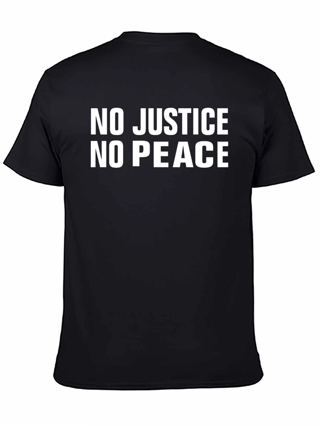 No Justice No Peace Black T-Shirt