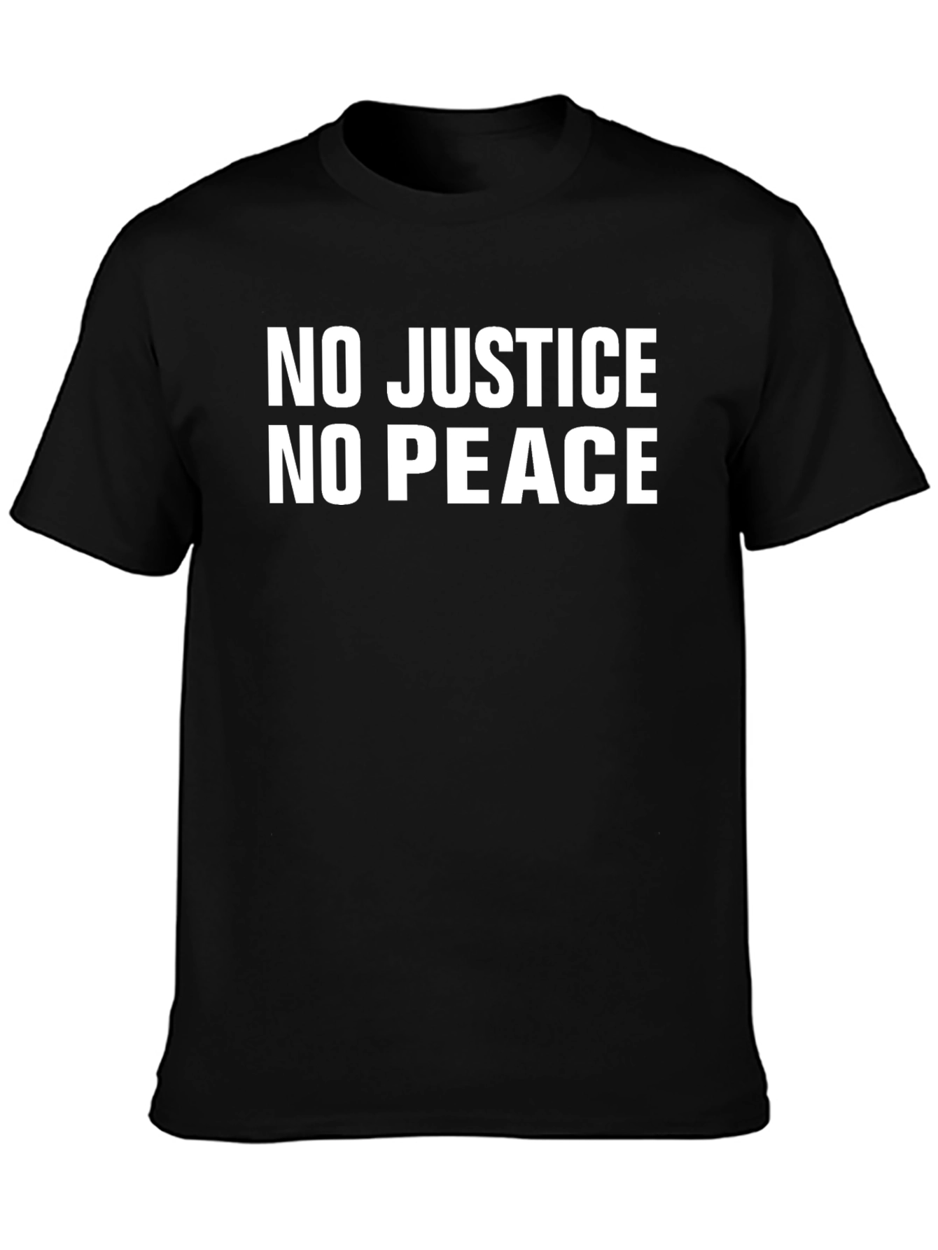 No Justice No Peace Black T-Shirt