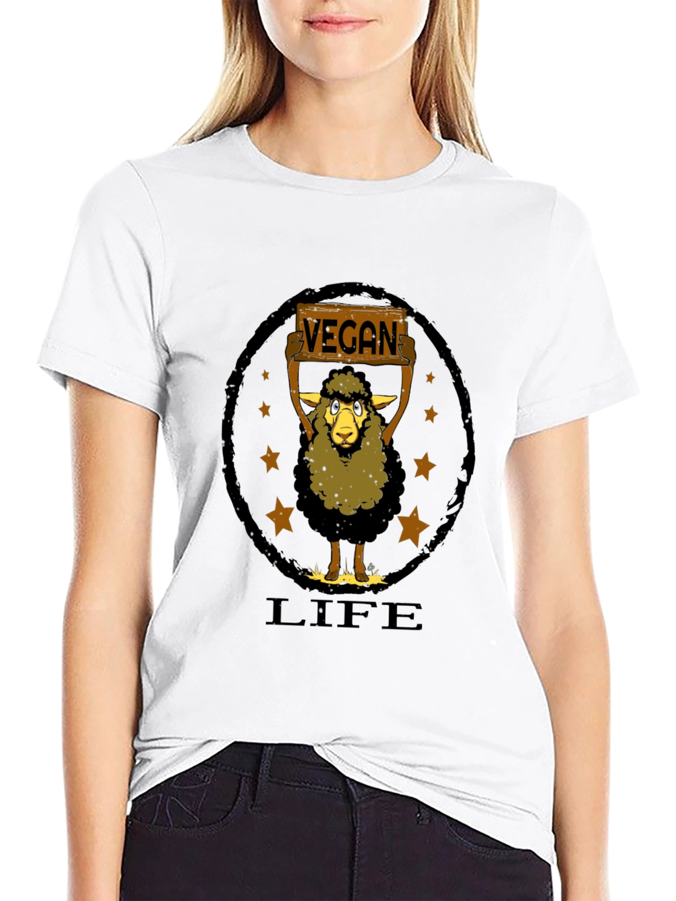 Vegan Life Sheep T-Shirt